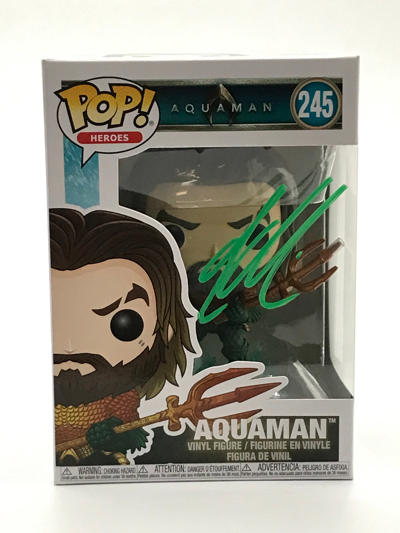JASON MAMOA SIGNED AQUAMAN FUNKO POP - KB COA: Prices are in Canadian dollars