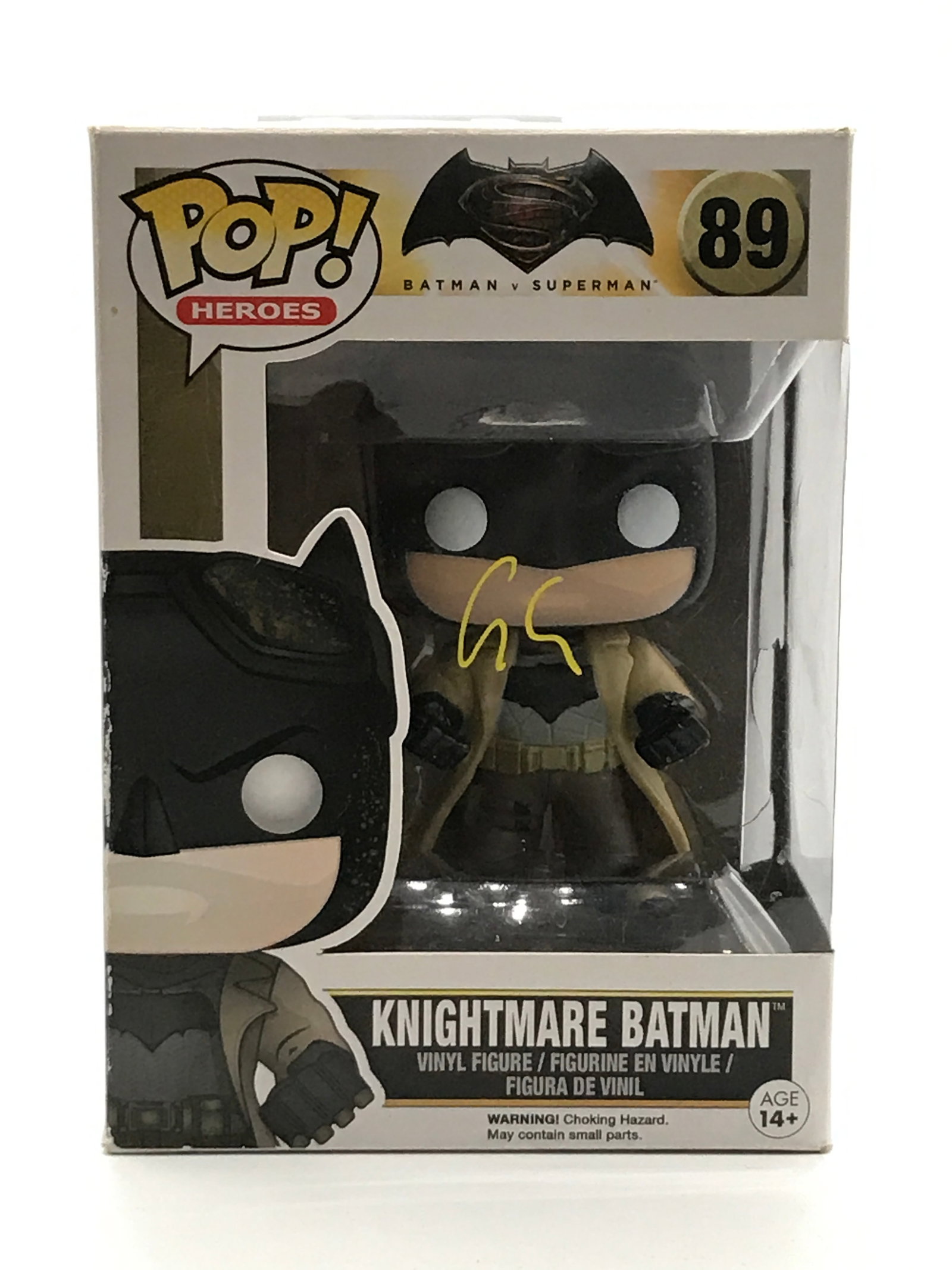 GEORGE CLOONEY SIGNED BATMAN FUNKO POP - KB COA (1 of 2)