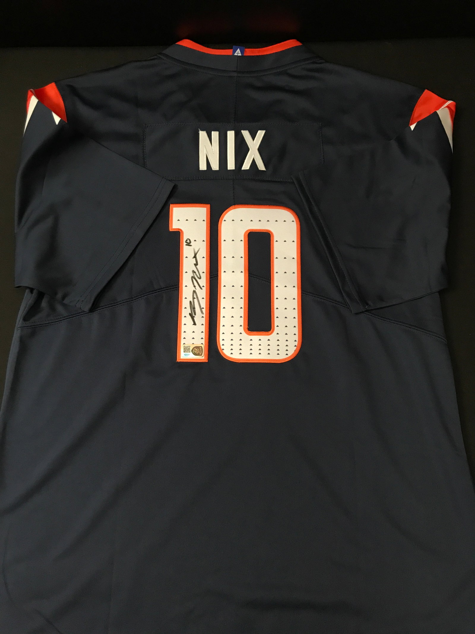BO NIX SIGNED DENVER BRONCOS CUSTOM JERSEY - ELITE SPORTS COA (1 of 3)
