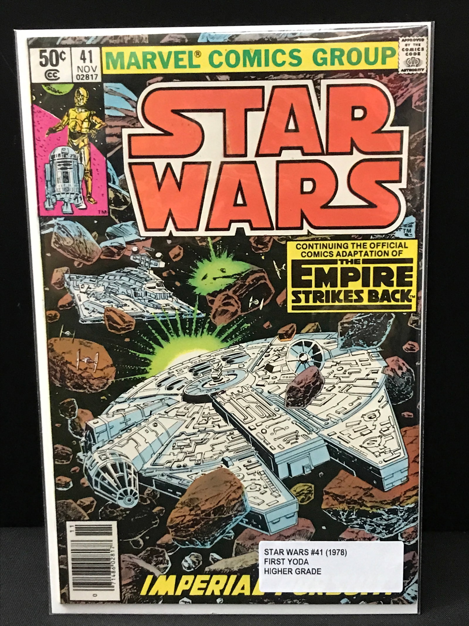 STAR WARS #41 (1978) 1ST YODA - MARVEL COMICS (1 of 1)