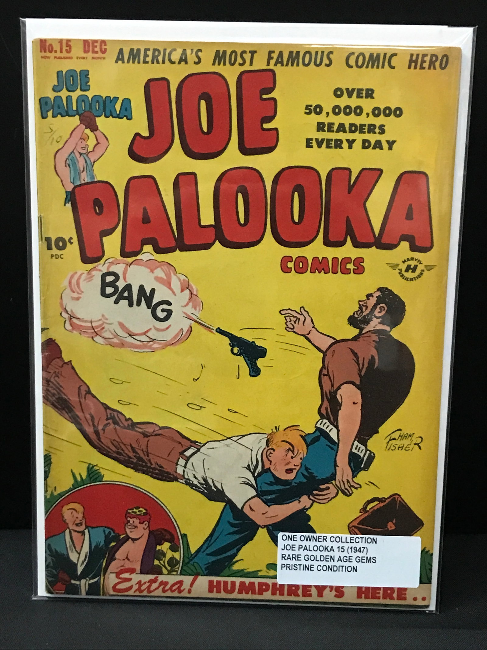 JOE PALOOKA #15 (1947) ONE OWNER COLLECTION (1 of 1)