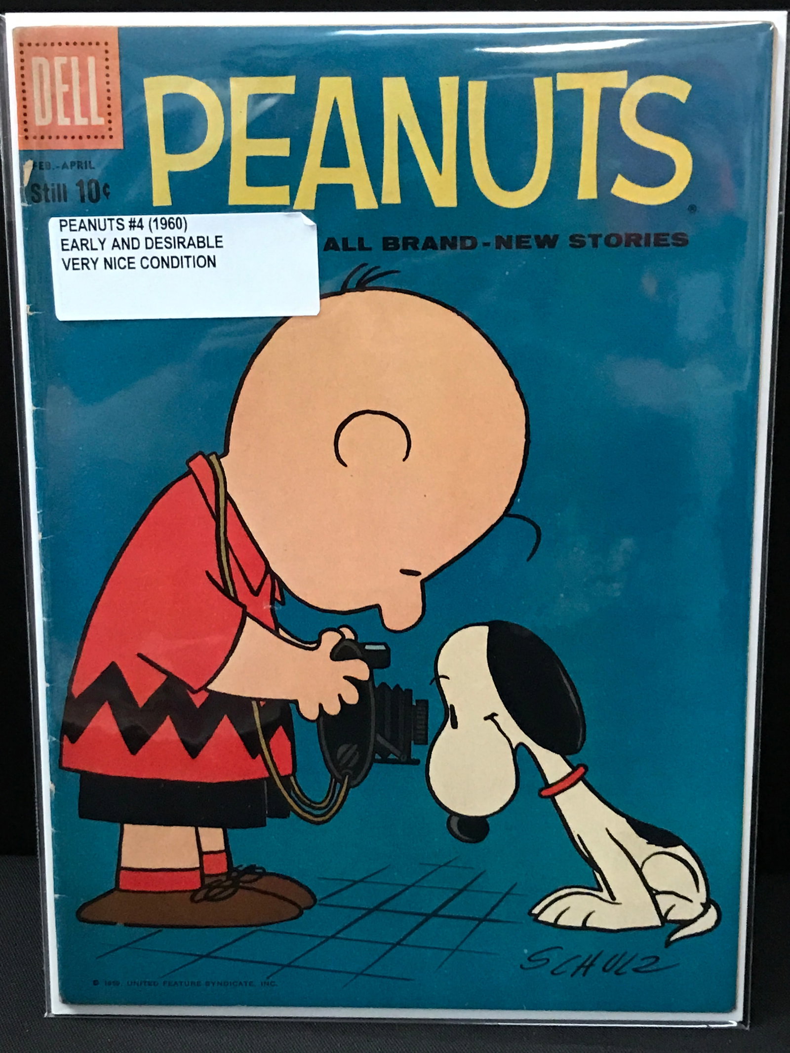PEANUTS #4 (1960) - DELL COMICS: Prices are in Canadian dollars