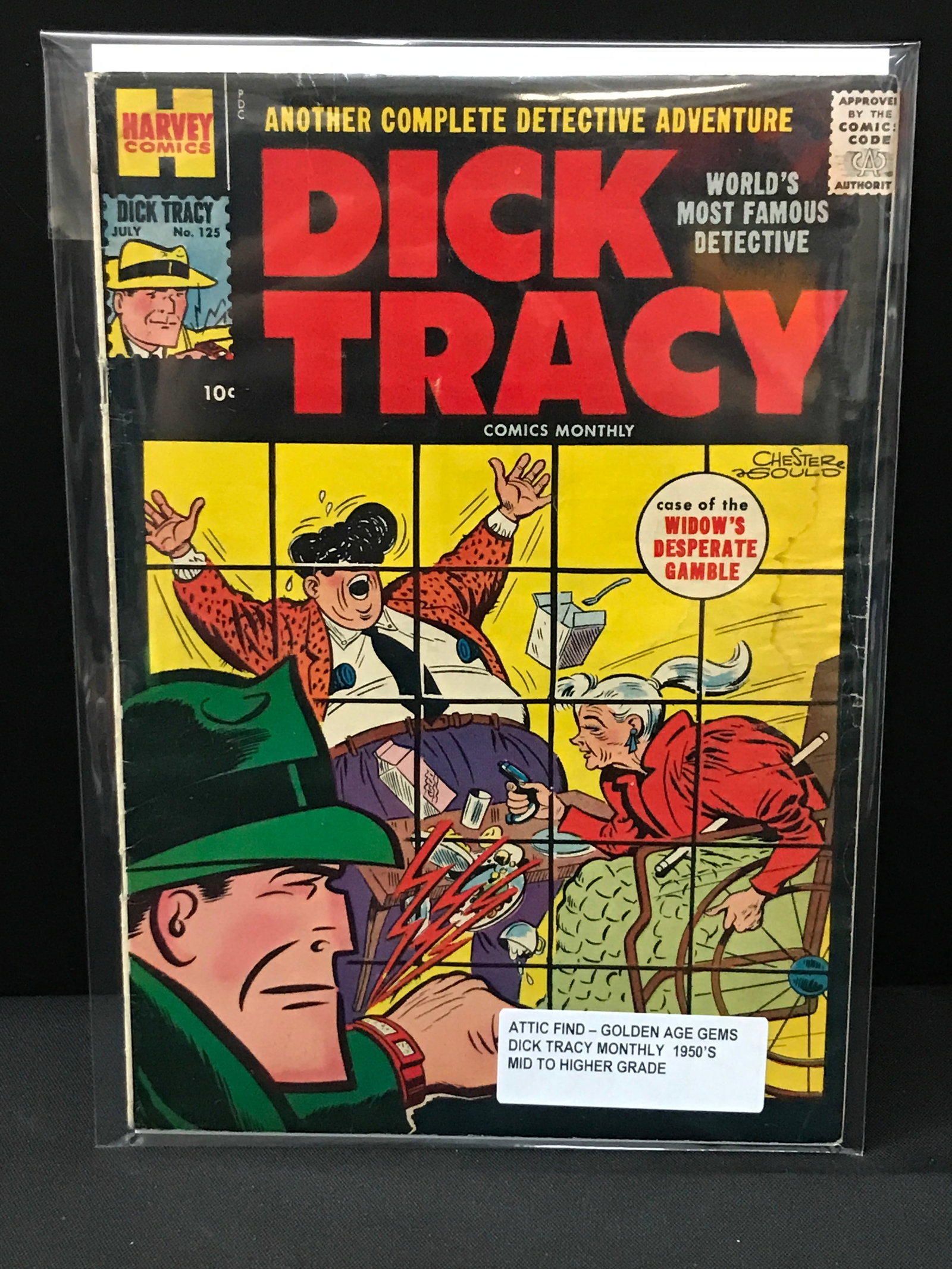 DICK TRACY #125 (1950S) ATTIC FIND - HARVEY COMICS (1 of 1)
