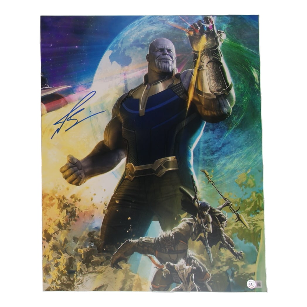 JOSH BROLIN SIGNED THANOS G.O.T.G 8 X 10 PICTURE - BECKETT COA: Prices are in Canadian dollars