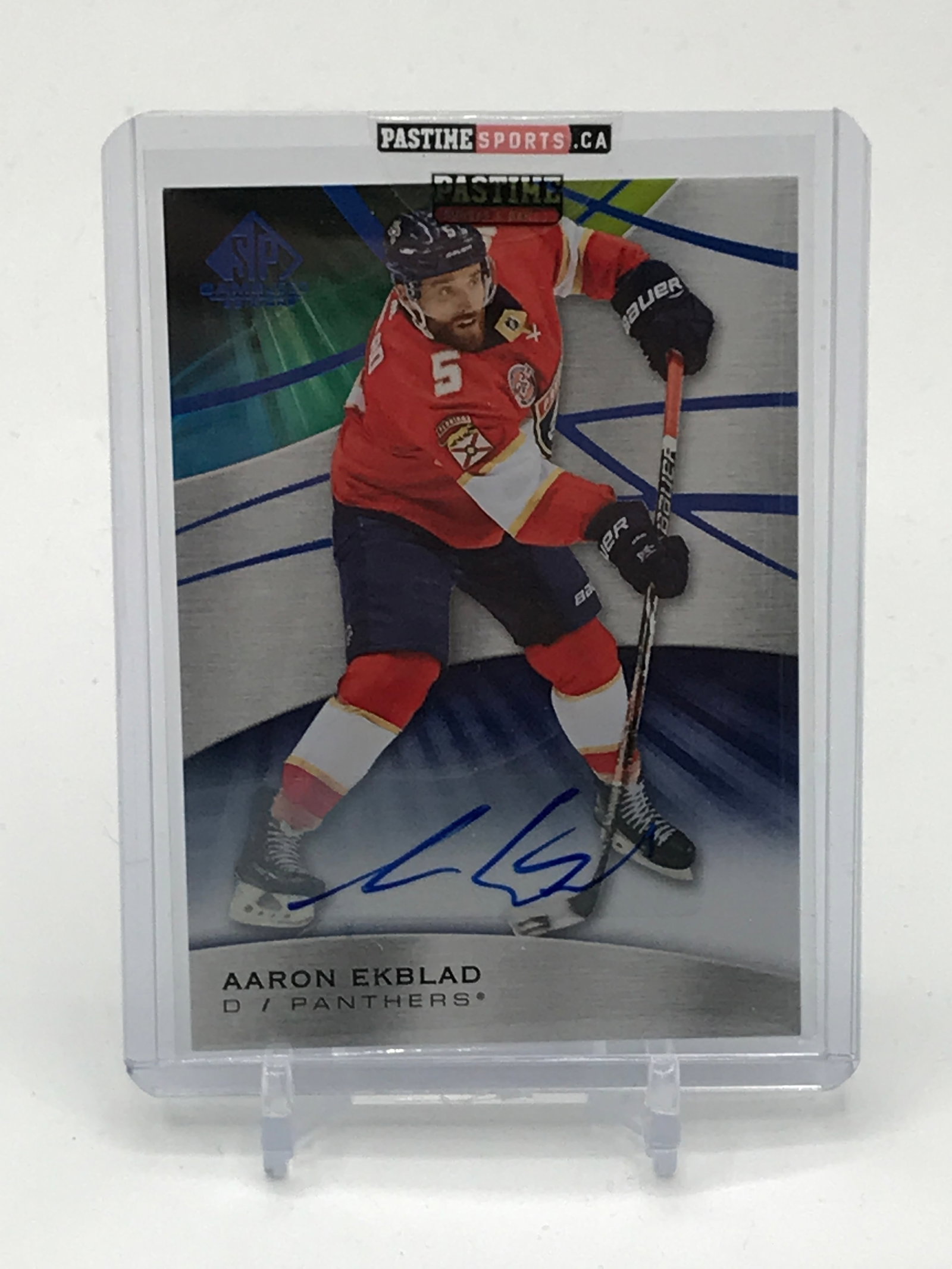 2019- 20 UPPER DECK SP GAME USED HOCKEY AARON EKBLAD SIGNED TRADING CARD: Prices are in Canadian dollars