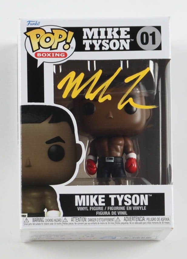 MIKE TYSON SIGNED FUNKO POP - BECKETT COA & FITERMAN SPORTS COA: Prices are in Canadian dollars