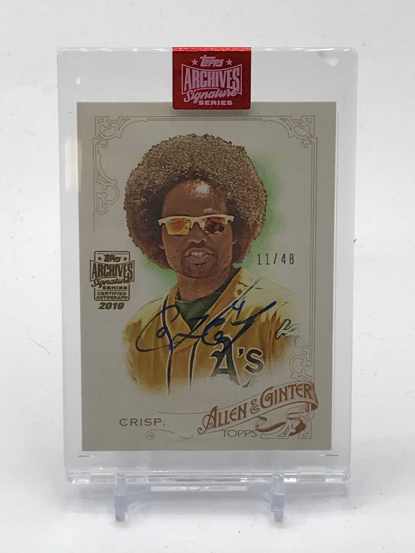 TOPPS SIGNATURE SERIES COCO CRISP SIGNED TRADING CARD 11/48: Prices are in Canadian dollars