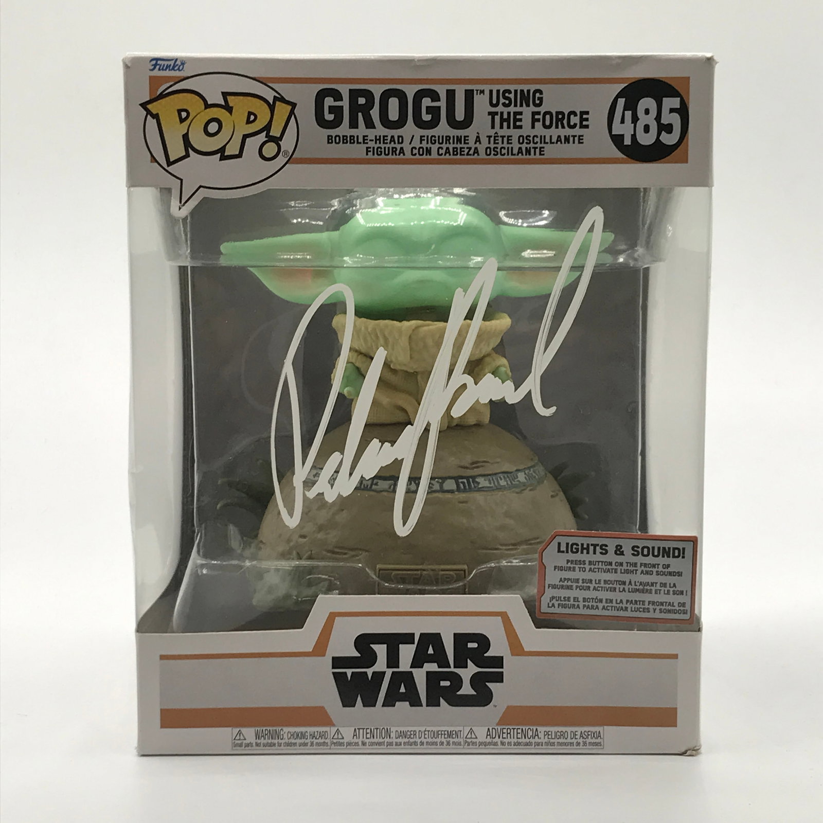 PEDRO PASCAL SIGNED GROGU FUNKO POP - KB COA: Prices are in Canadian dollars