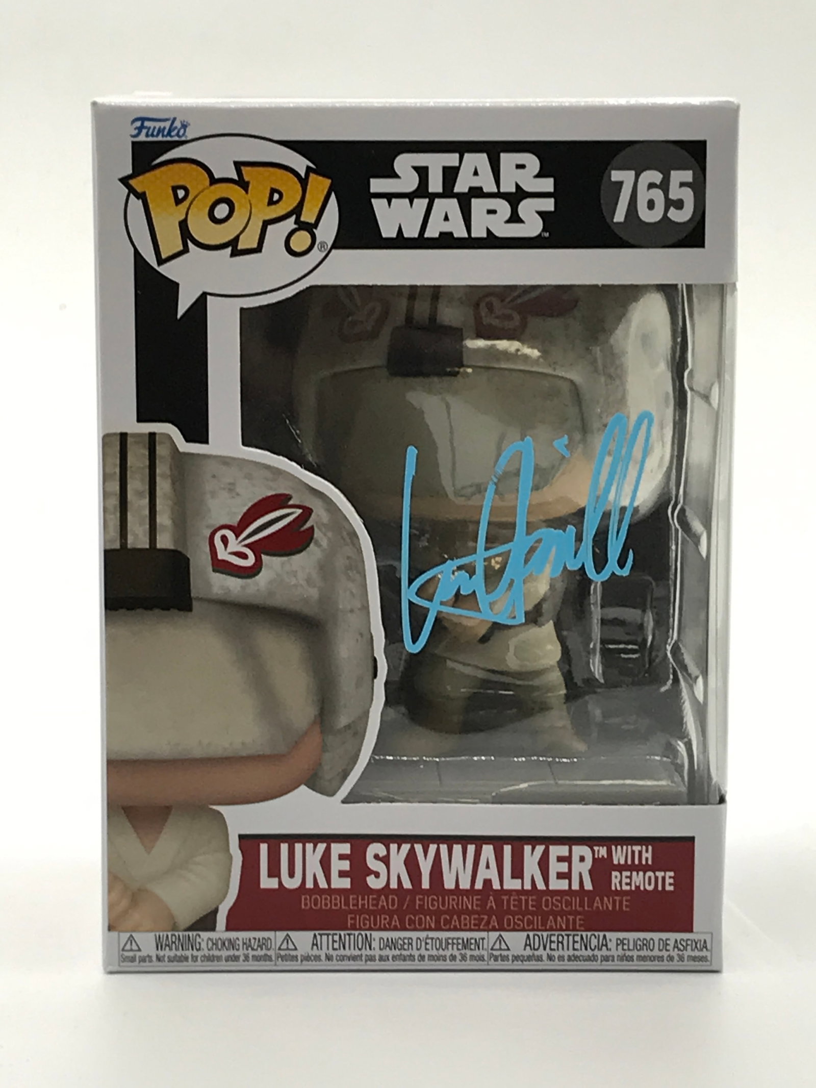 MARK HAMILL SIGNED LUKE SKYWALKER FUNKO POP - KB COA: Prices are in Canadian dollars