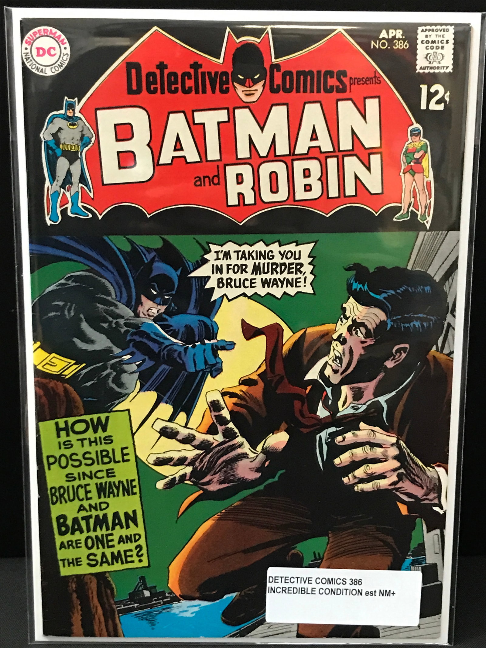 DETECTIVE COMICS #386 - DC COMICS: Prices are in Canadian dollars