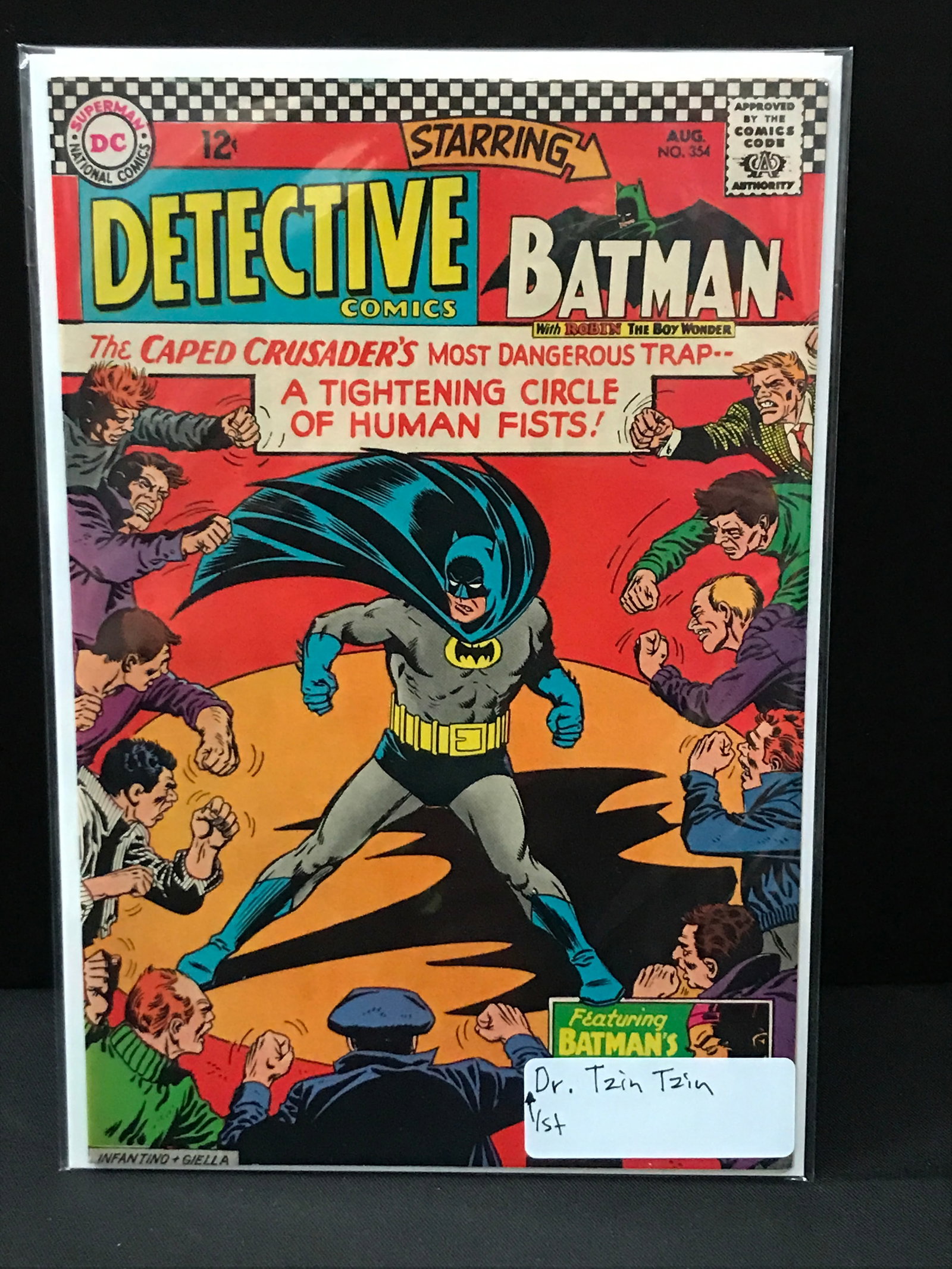 DETECTIVE COMICS #354 1ST DR. TZIN TZIN - DC COMICS (1 of 1)