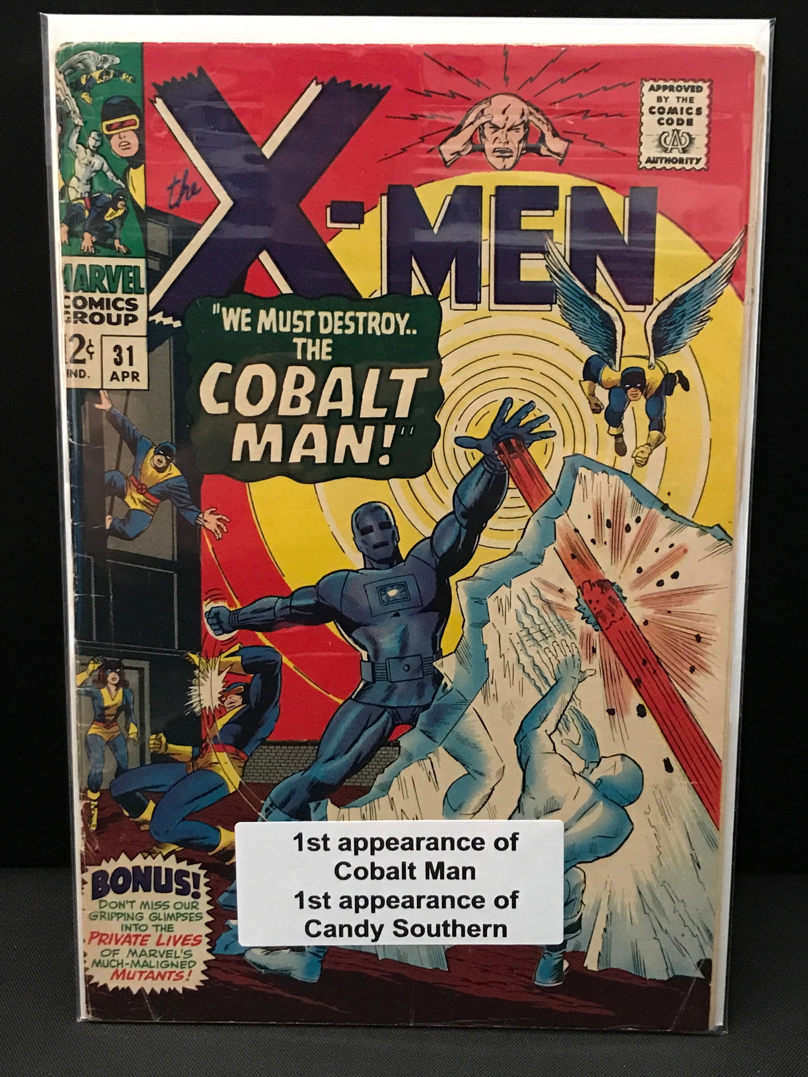 THE X-MEN #31 1ST APP COBALT MAN - MARVEL COMICS: Prices are in Canadian dollars