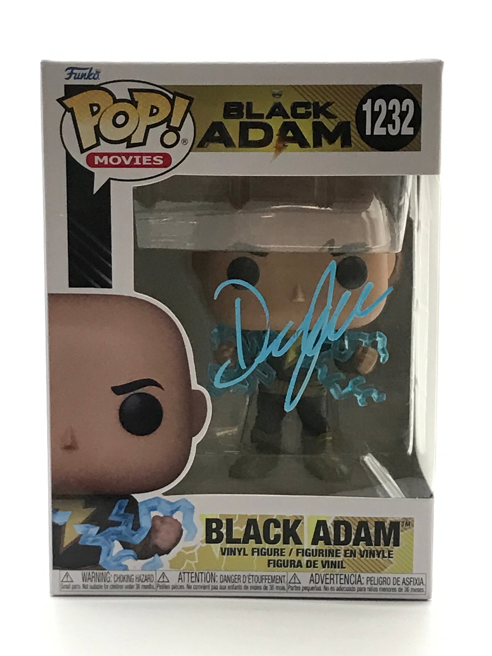 DWAYNE JOHNSON SIGNED BLACK ADAM FUNKO POP - KB COA: Prices are in Canadian dollars