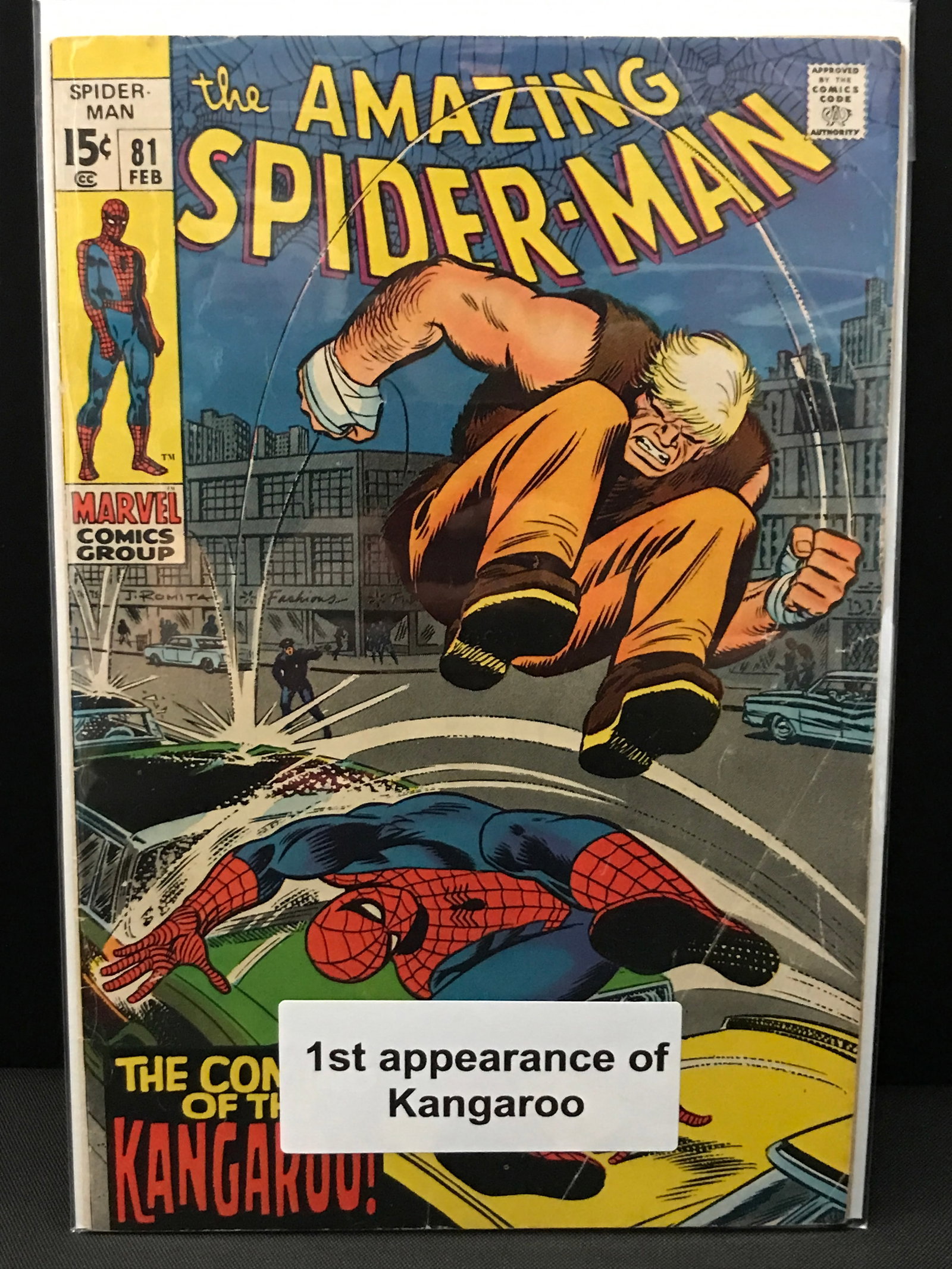 THE AMAZING SPIDERMAN #81 1ST APP KANGAROO - MARVEL COMICS: Prices are in Canadian dollars