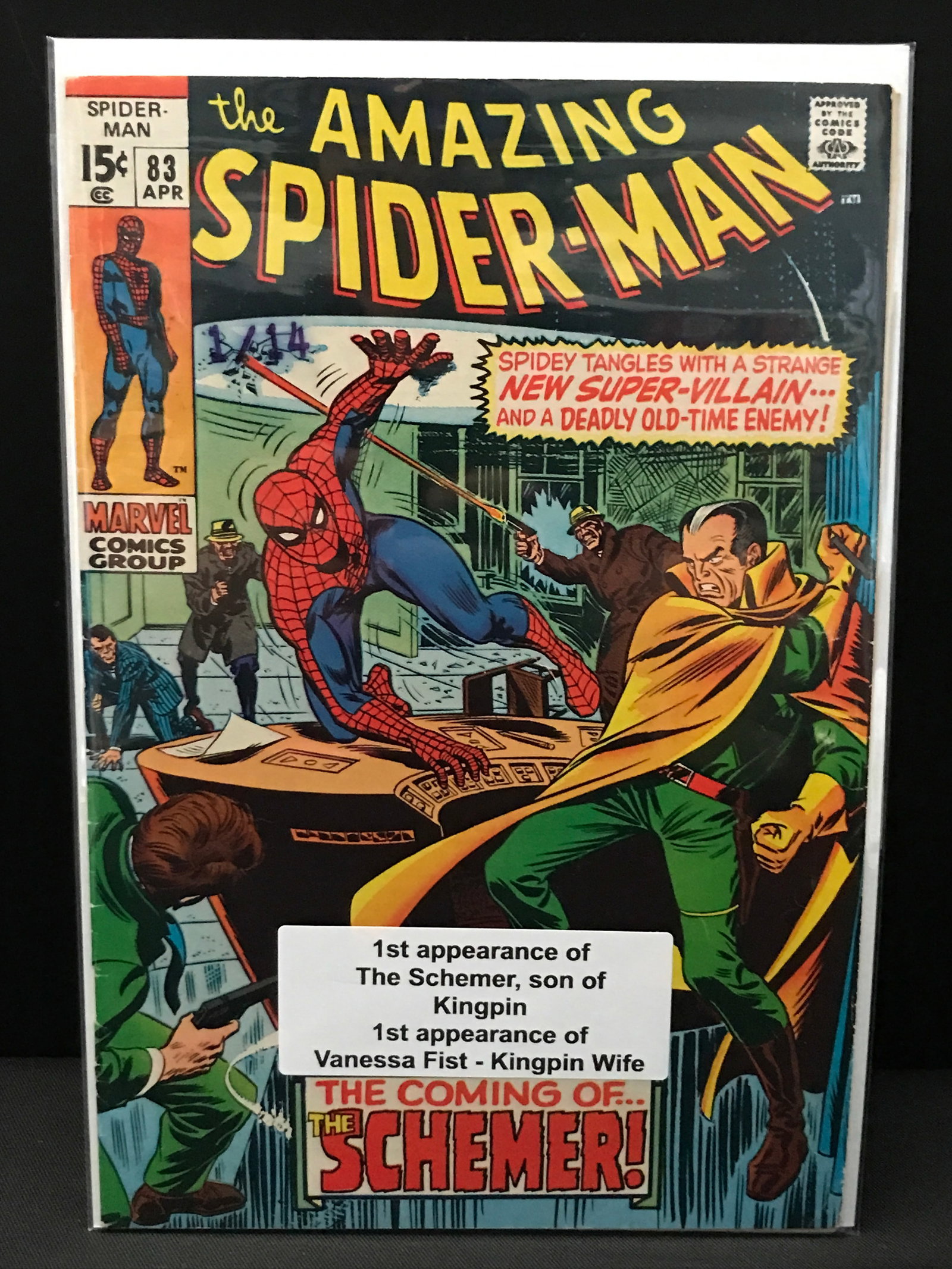 THE AMAZING SPIDERMAN #83 1ST APP KINGPIN'S SON & WIFE - MARVEL COMICS: Prices are in Canadian dollars