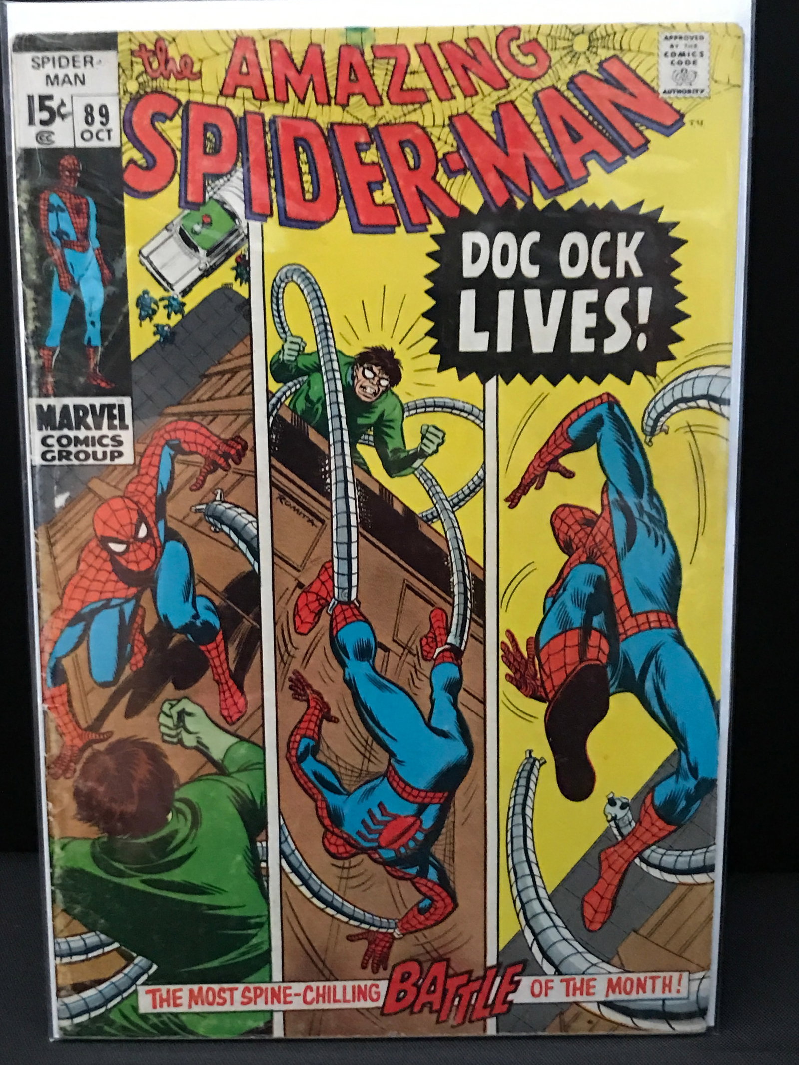 THE AMAZING SPIDERMAN #89 - MARVEL COMICS: Prices are in Canadian dollars