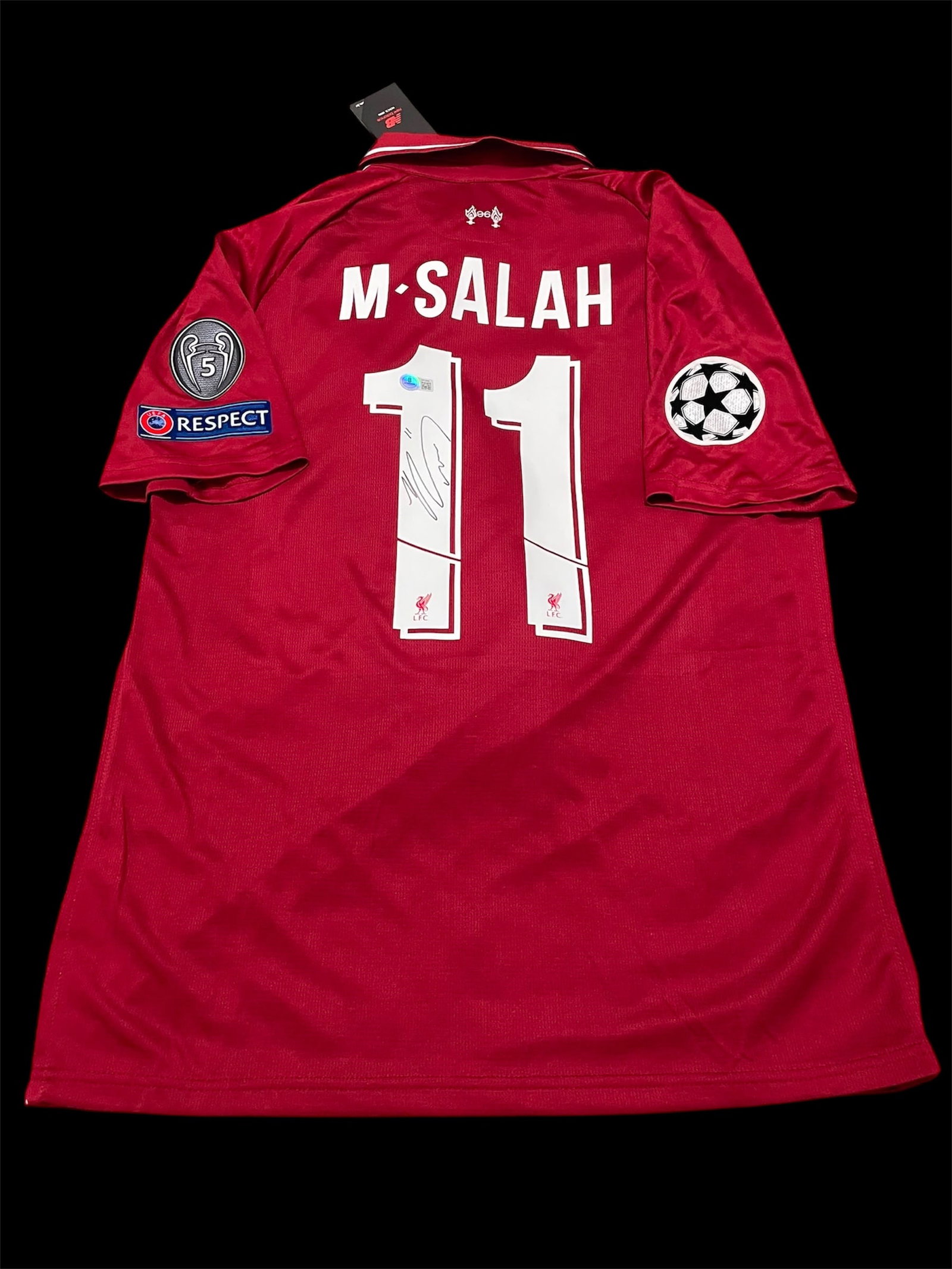 MOHAMED SALAH SIGNED LIVERPOOL SOCCER JERSEY - BECKETT COA: Prices are in Canadian dollars