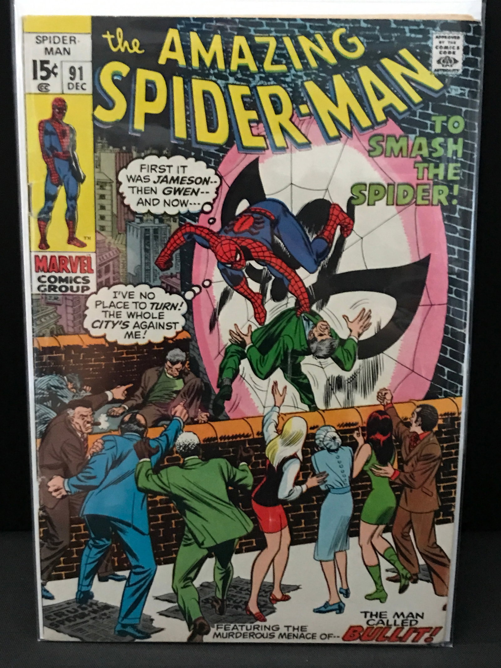 THE AMAZING SPIDERMAN #91 - MARVEL COMICS (1 of 1)