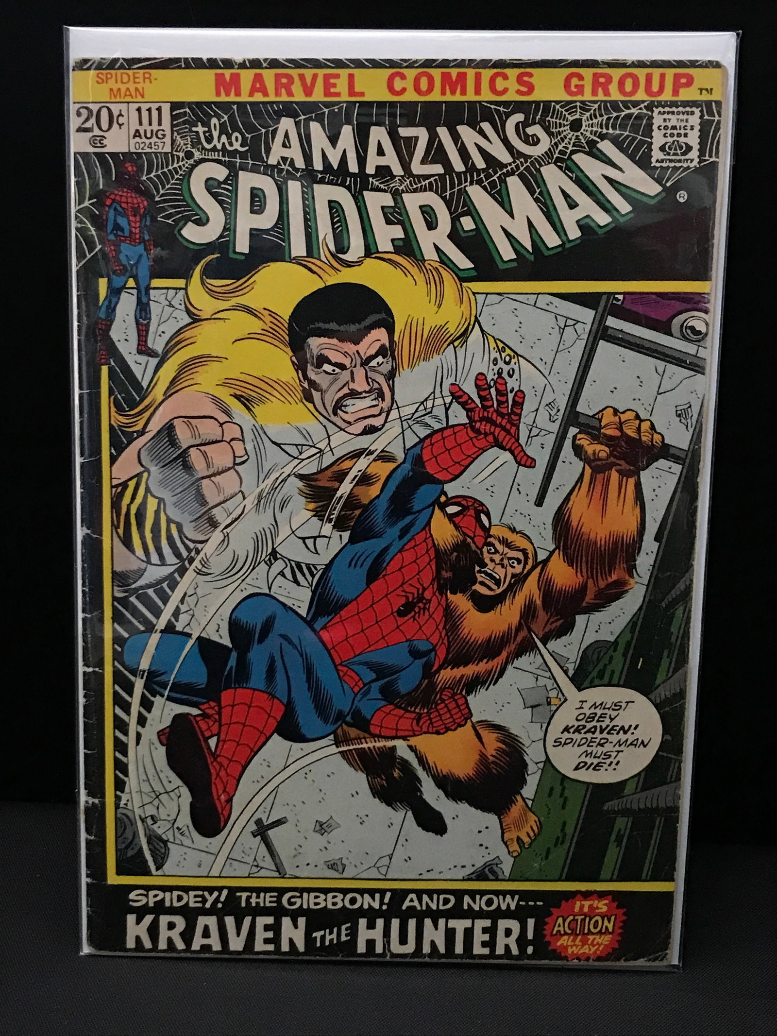 THE AMAZING SPIDERMAN #111 - MARVEL COMICS: Prices are in Canadian dollars
