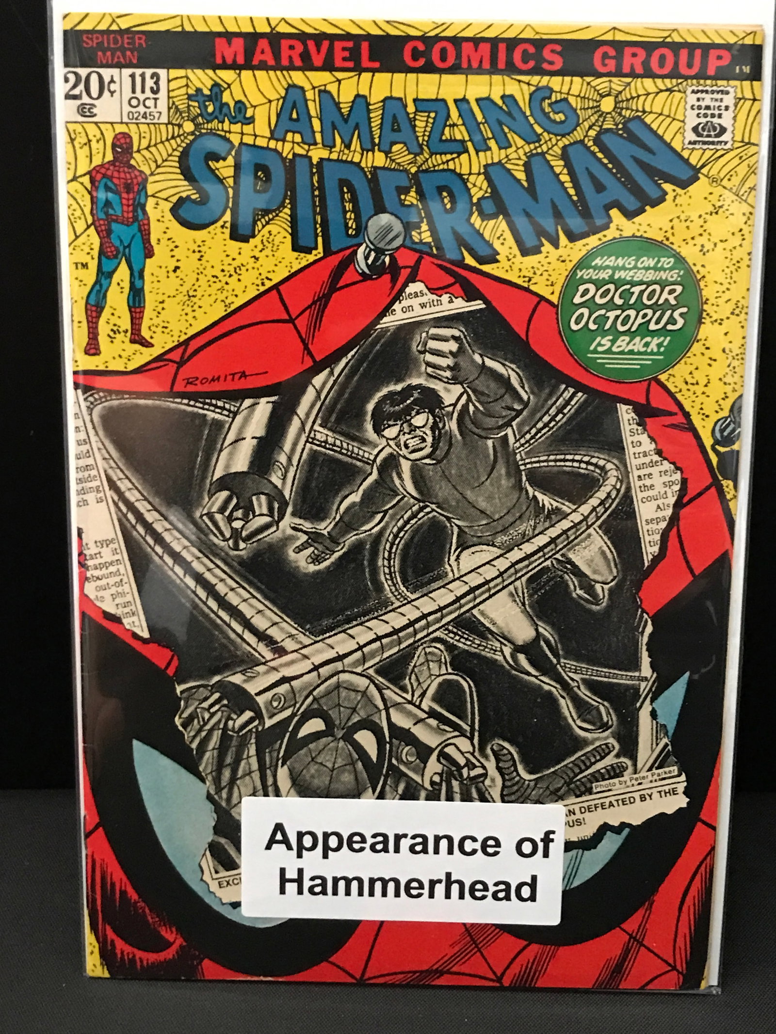 THE AMAZING SPIDERMAN #113 - MARVEL COMICS: Prices are in Canadian dollars