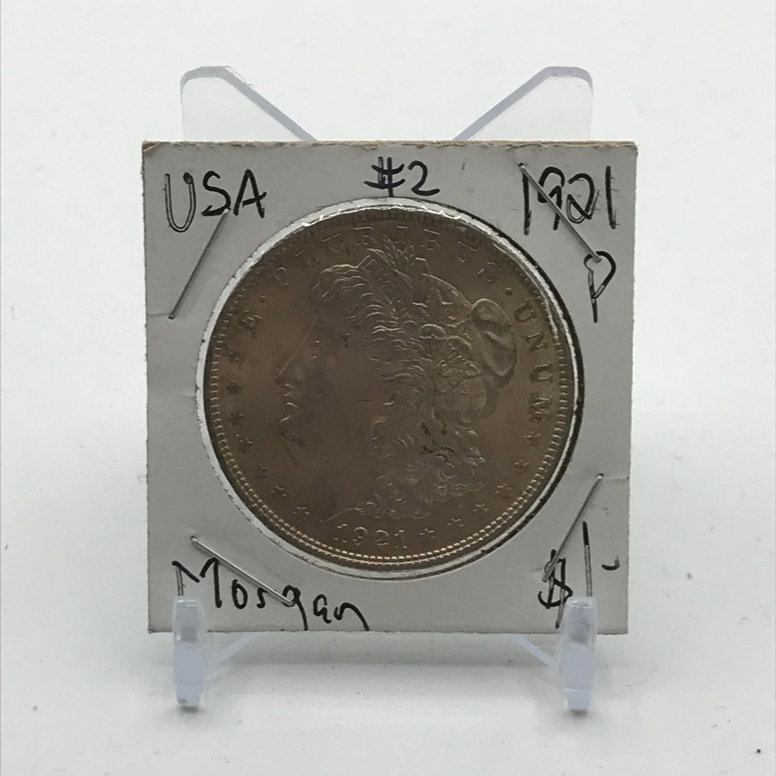 MORGAN SILVER DOLLAR - MINTED IN 1921 IN PHILADELPHIA: Prices are in Canadian dollars