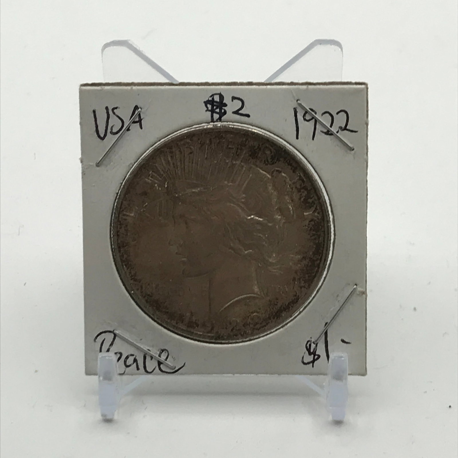 PEACE SILVER DOLLAR - MINTED IN 1922: Prices are in Canadian dollars