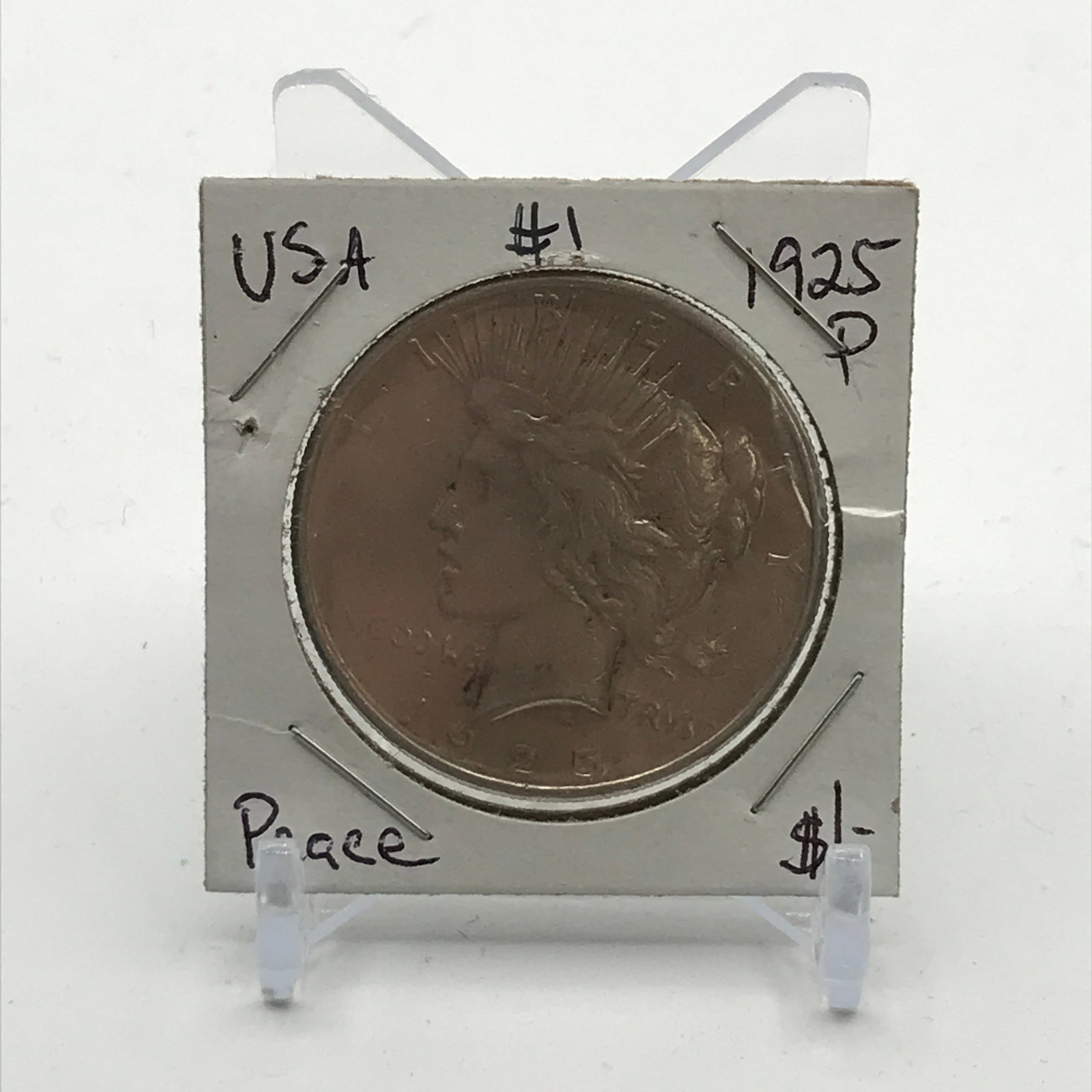 PEACE SILVER DOLLAR - MINTED IN 1925 IN PHILADELPHIA: Prices are in Canadian dollars