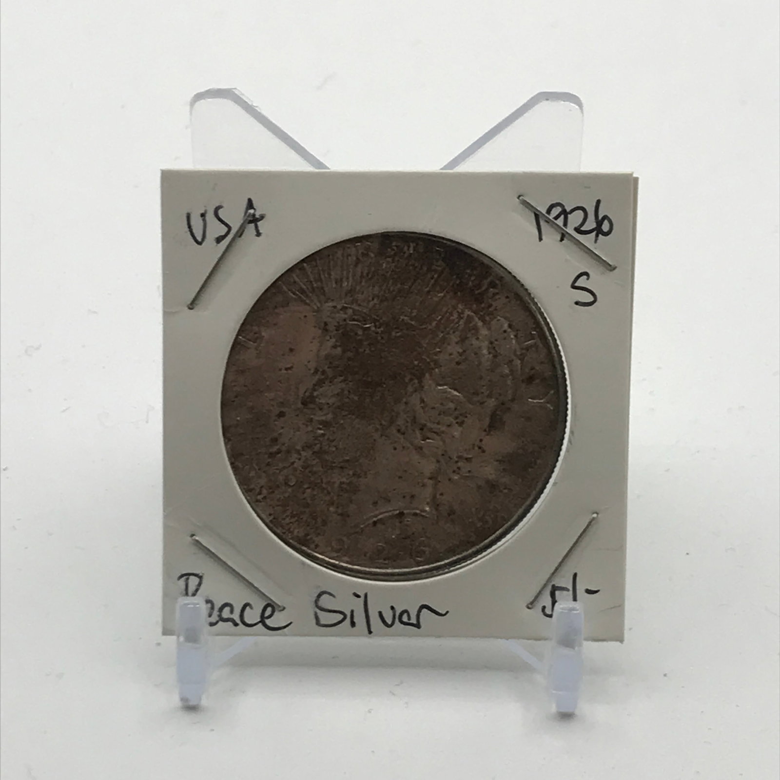 PEACE SILVER DOLLAR - MINTED IN 1926 IN SAN FRANCISCO: Prices are in Canadian dollars