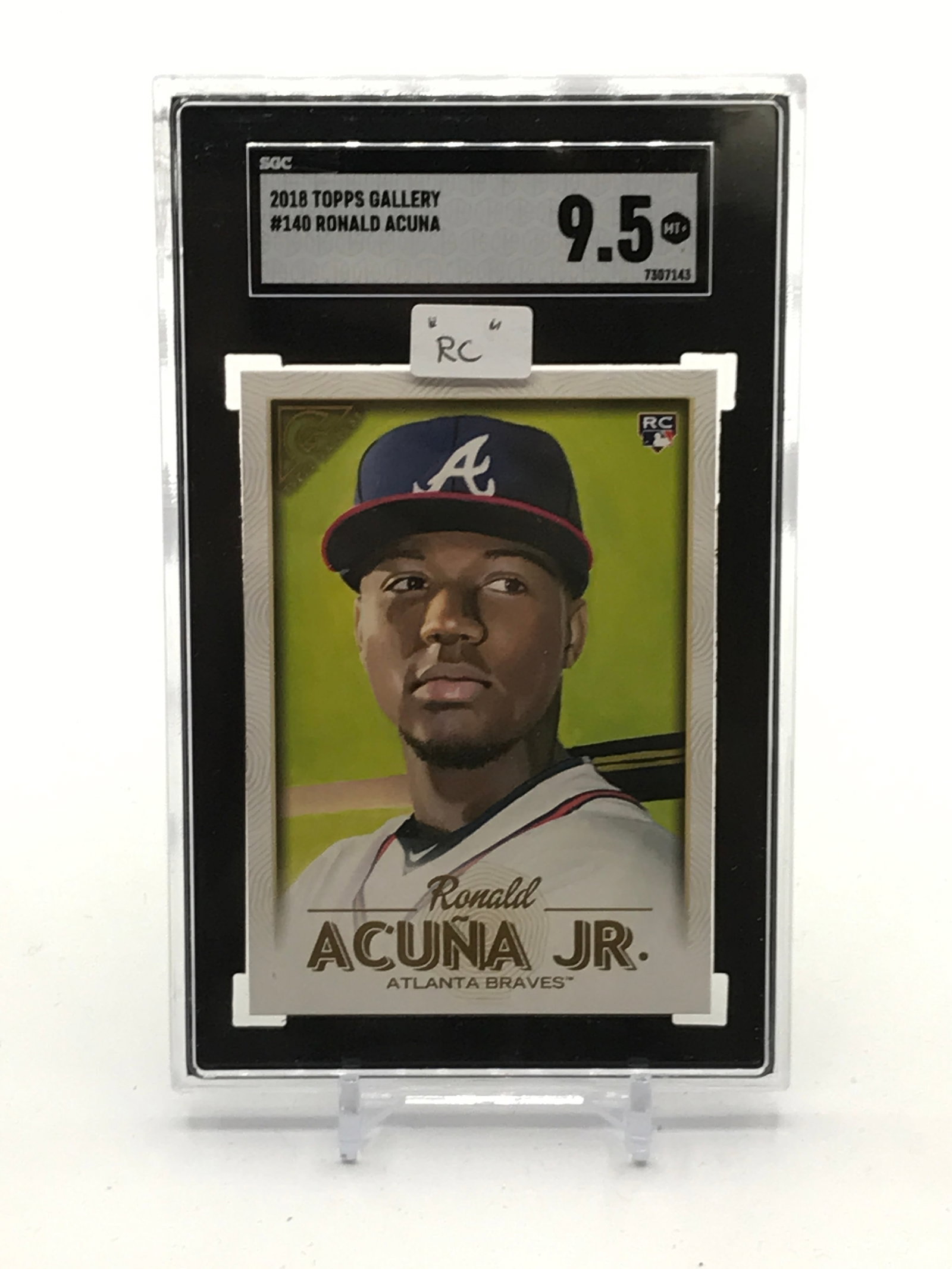 2018 TOPPS GALLERY RONALD ACUNA ROOKIE TRADING CARD - SGC GRADE 9.5: Prices are in Canadian dollars