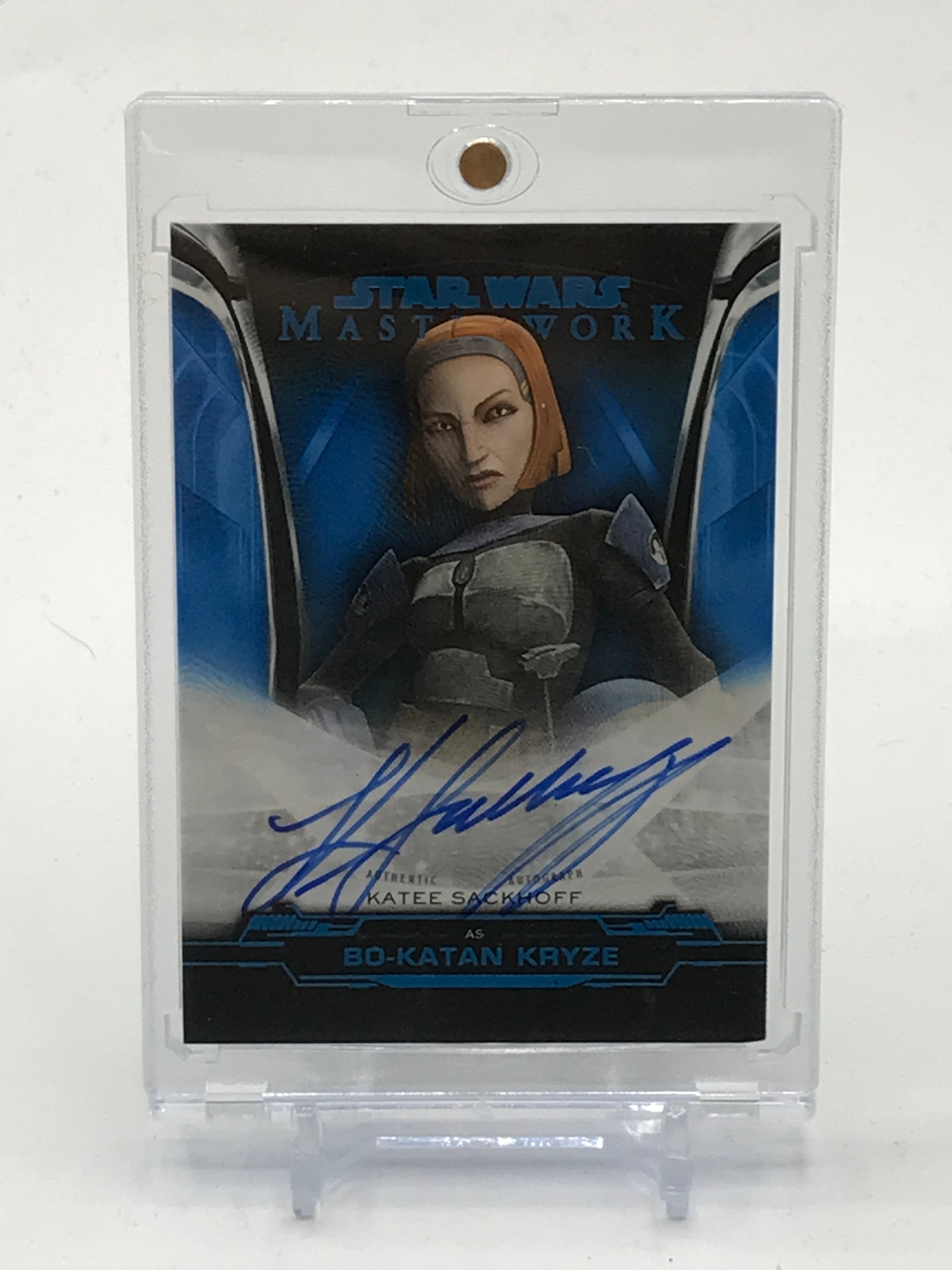 STAR WARS MASTERWORKS KATEE SACKHOFF SIGNED TRADING CARD 08/99: Prices are in Canadian dollars