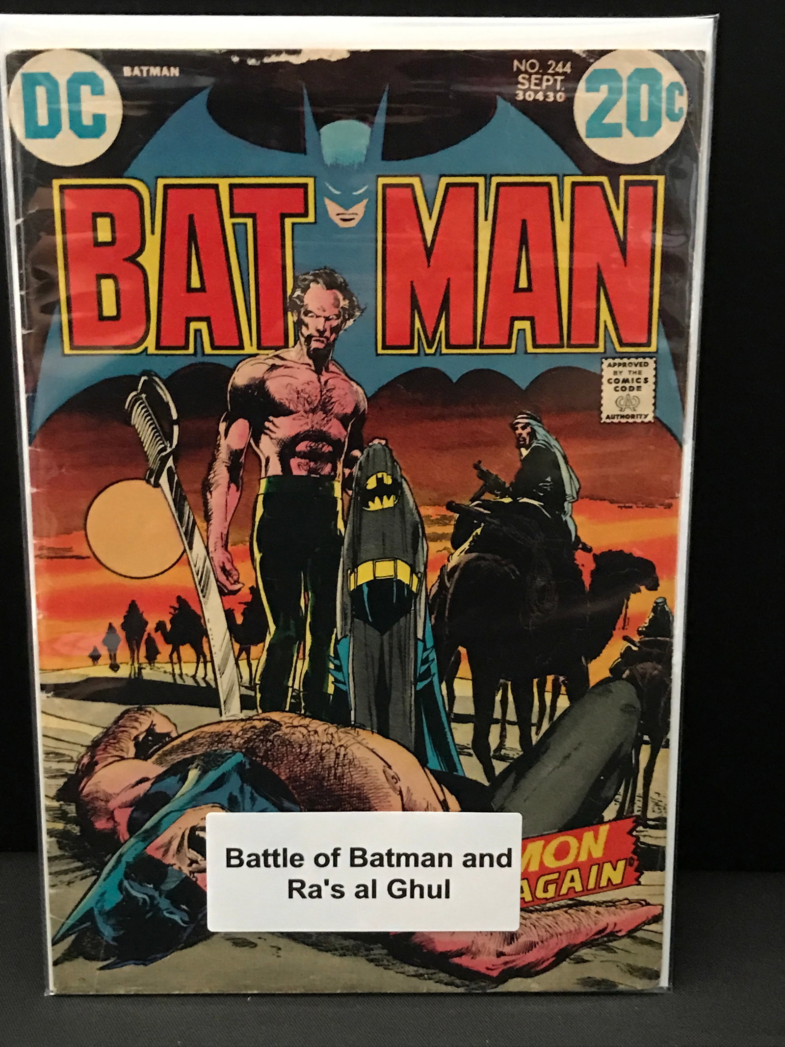 BATMAN #244 BATMAN VS RA'S AL GHUL - DC COMICS: Prices are in Canadian dollars