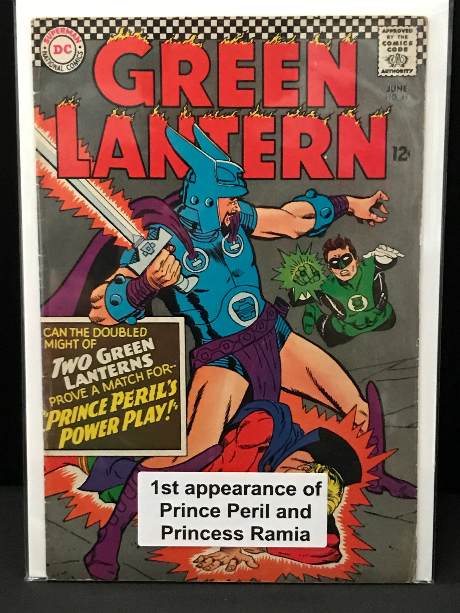 THE GREEN LANTERN #45 1ST APP PRINCE PERIL - DC COMICS (1 of 1)