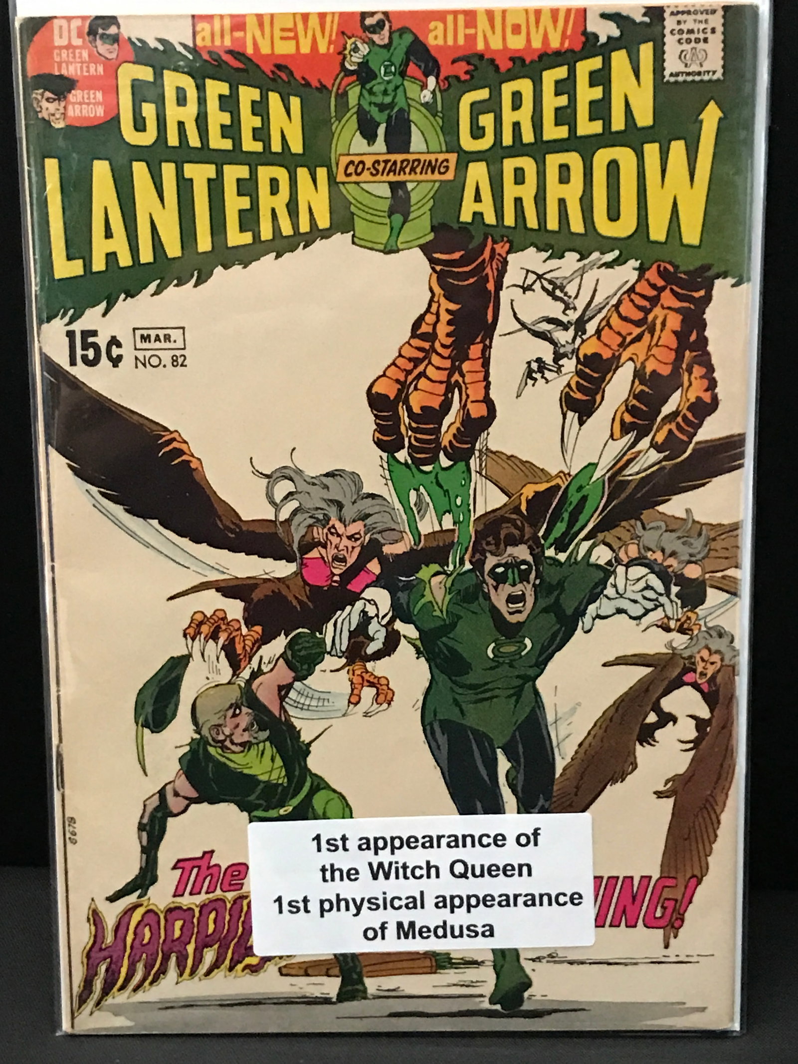 THE GREEN LANTERN CO STARRING GREEN ARROW #82 1ST APP WITCH QUEEN - DC COMICS (1 of 1)