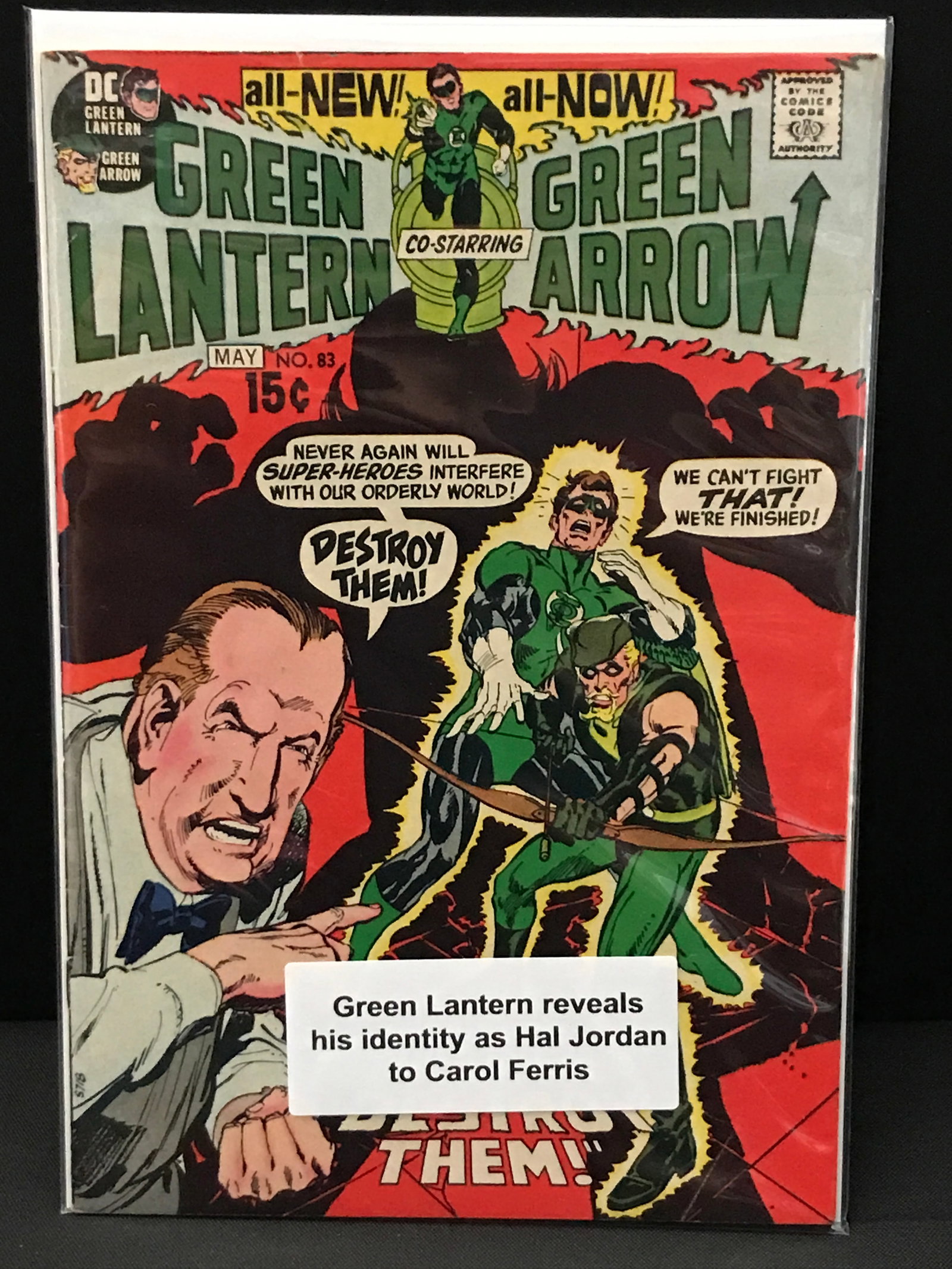 THE GREEN LANTERN CO STARRING GREEN ARROW #83 - DC COMICS (1 of 1)