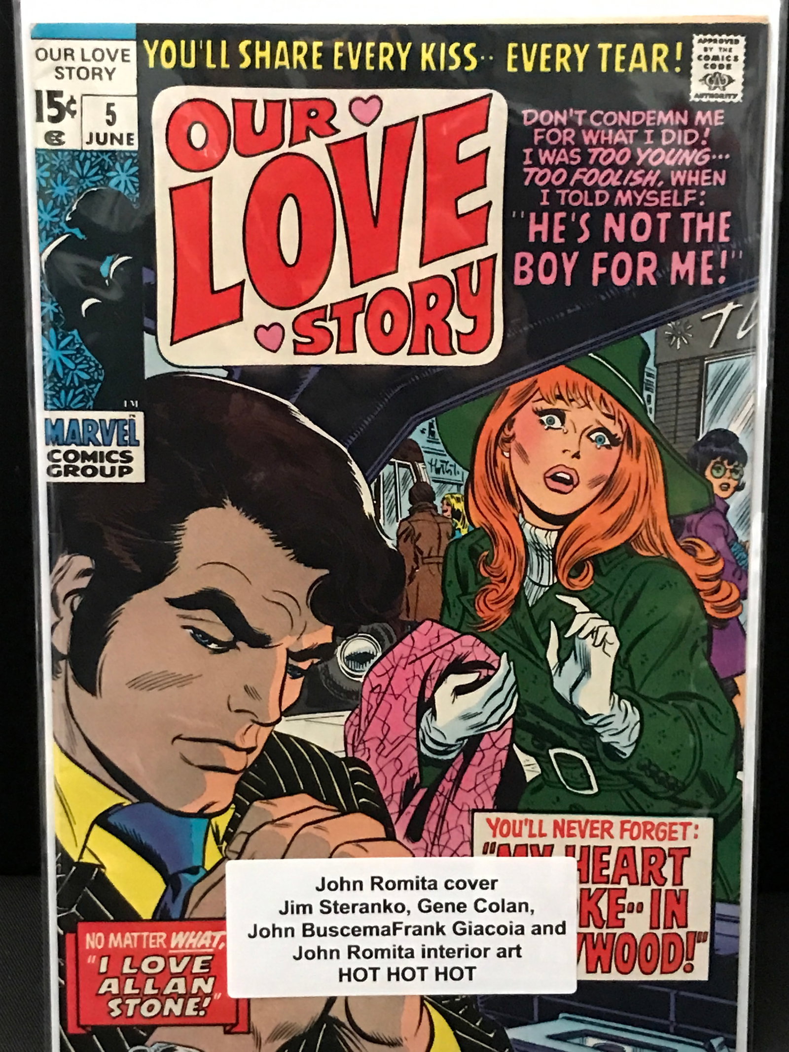 OUR LOVE STORY #5 HOT ISSUE: Prices are in Canadian dollars