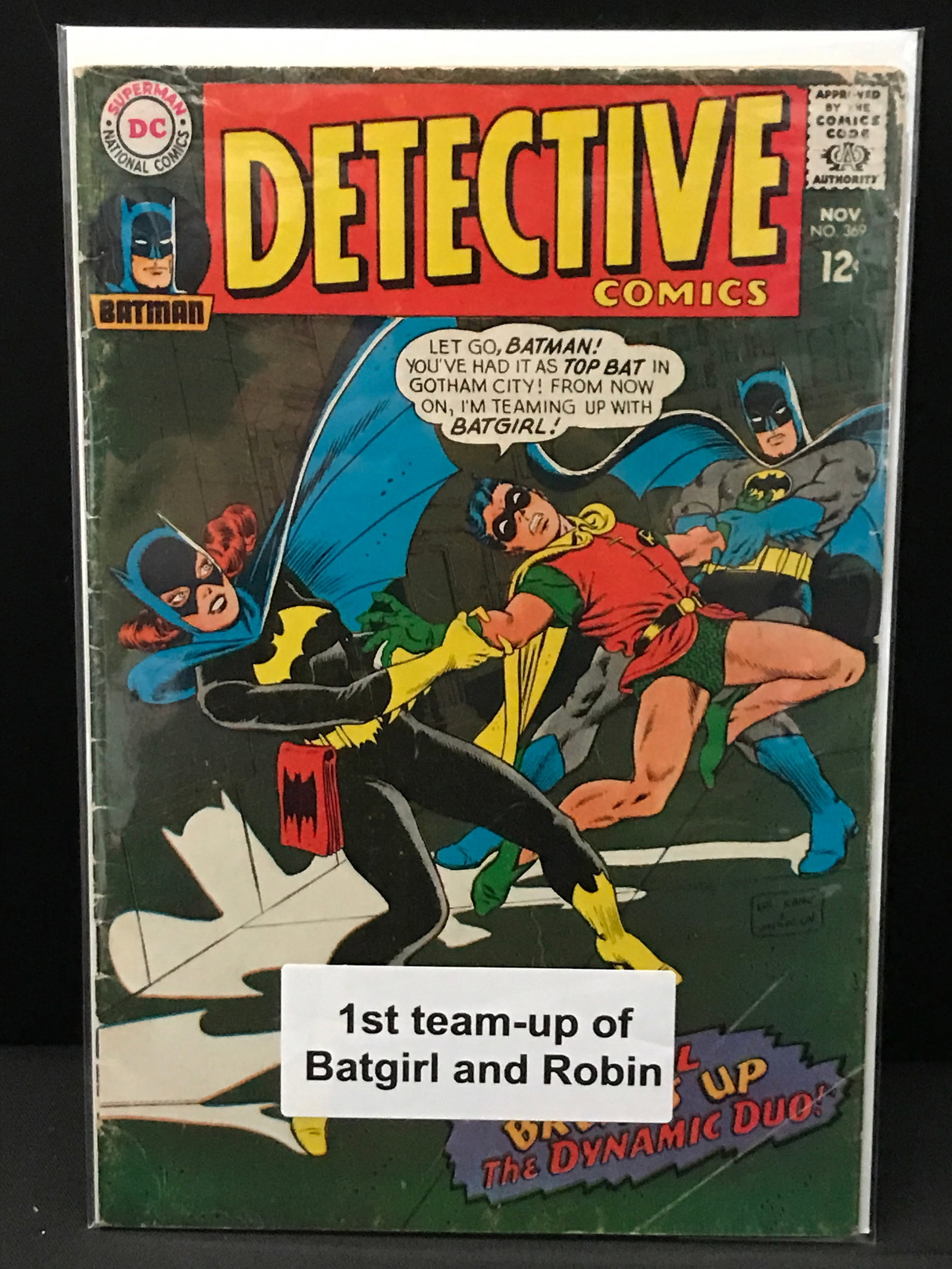 DETECTIVE COMICS #369 1ST TEAMUP BATGIRL AND ROBIN - DC COMICS: Prices are in Canadian dollars