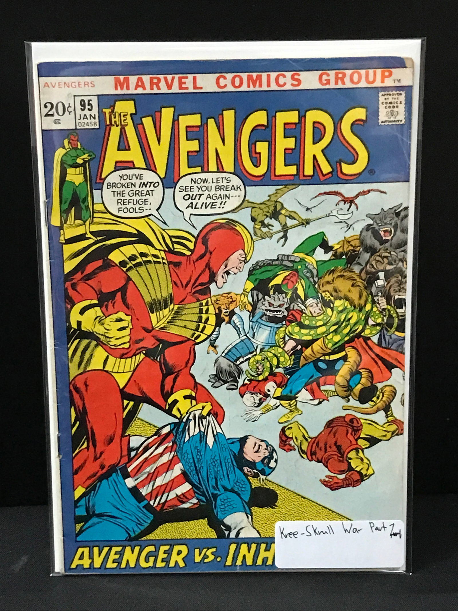 THE AVENGERS #95 - MARVEL COMICS (1 of 1)