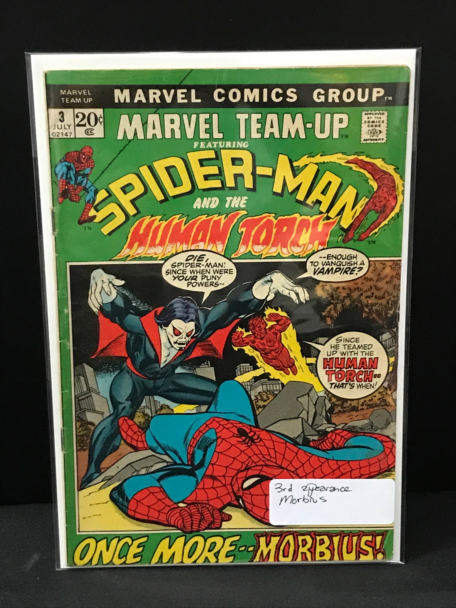 MARVEL TEAMUP #3 3RD APP MORBIUS - MARVEL COMICS: Prices are in Canadian dollars