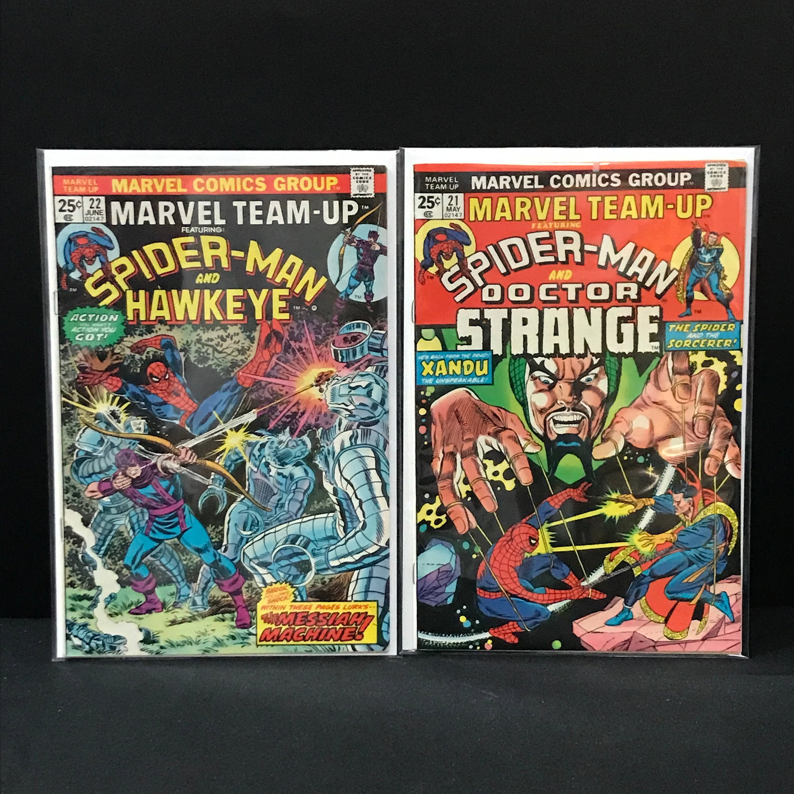 LOT OF 2 MARVEL TEAMUP COMICS #21 - #22 - MARVEL COMICS: Prices are in Canadian dollars