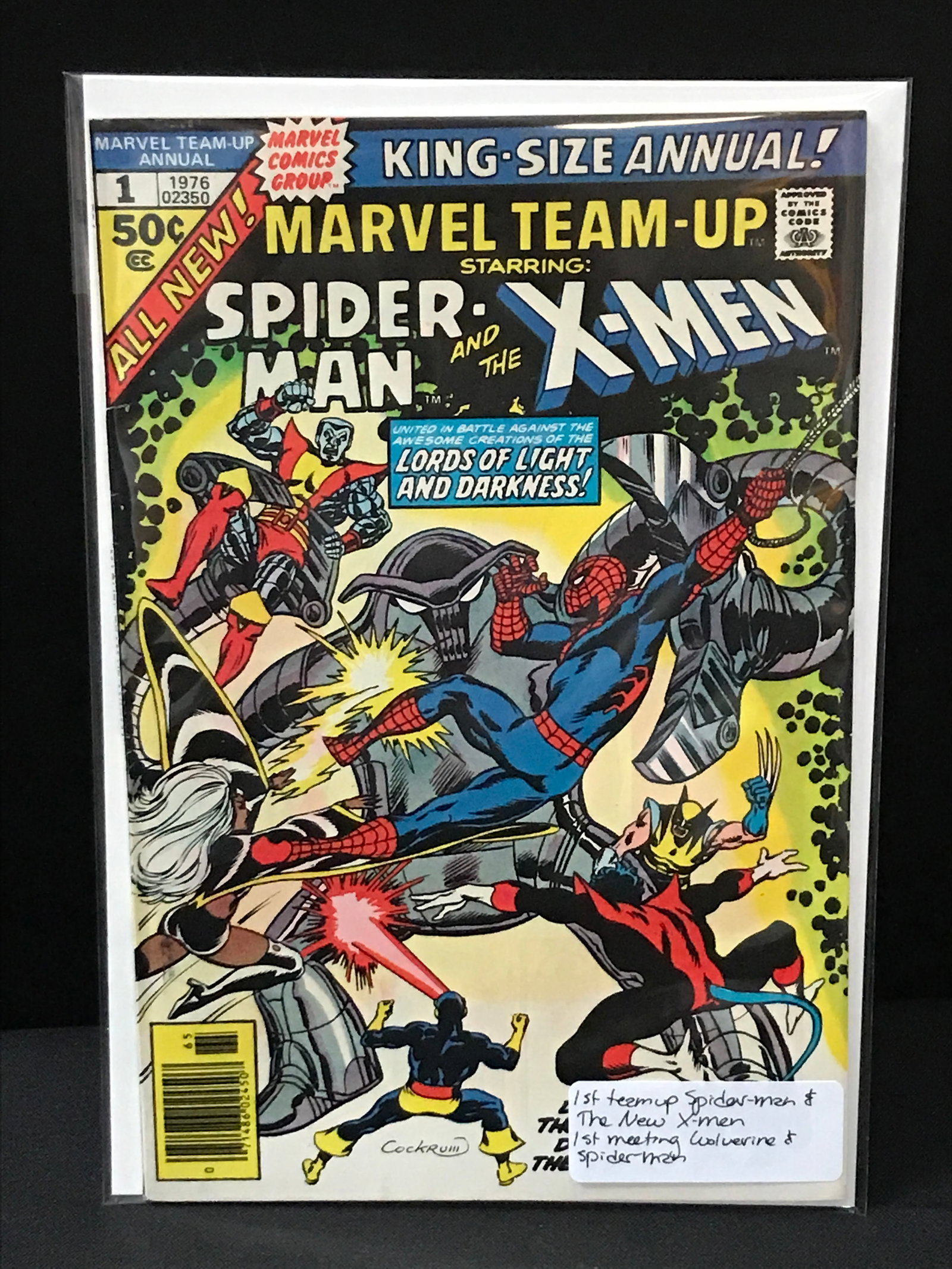 MARVEL TEAMUP KING SIZED ANNUAL #1 - MARVEL COMICS: Prices are in Canadian dollars