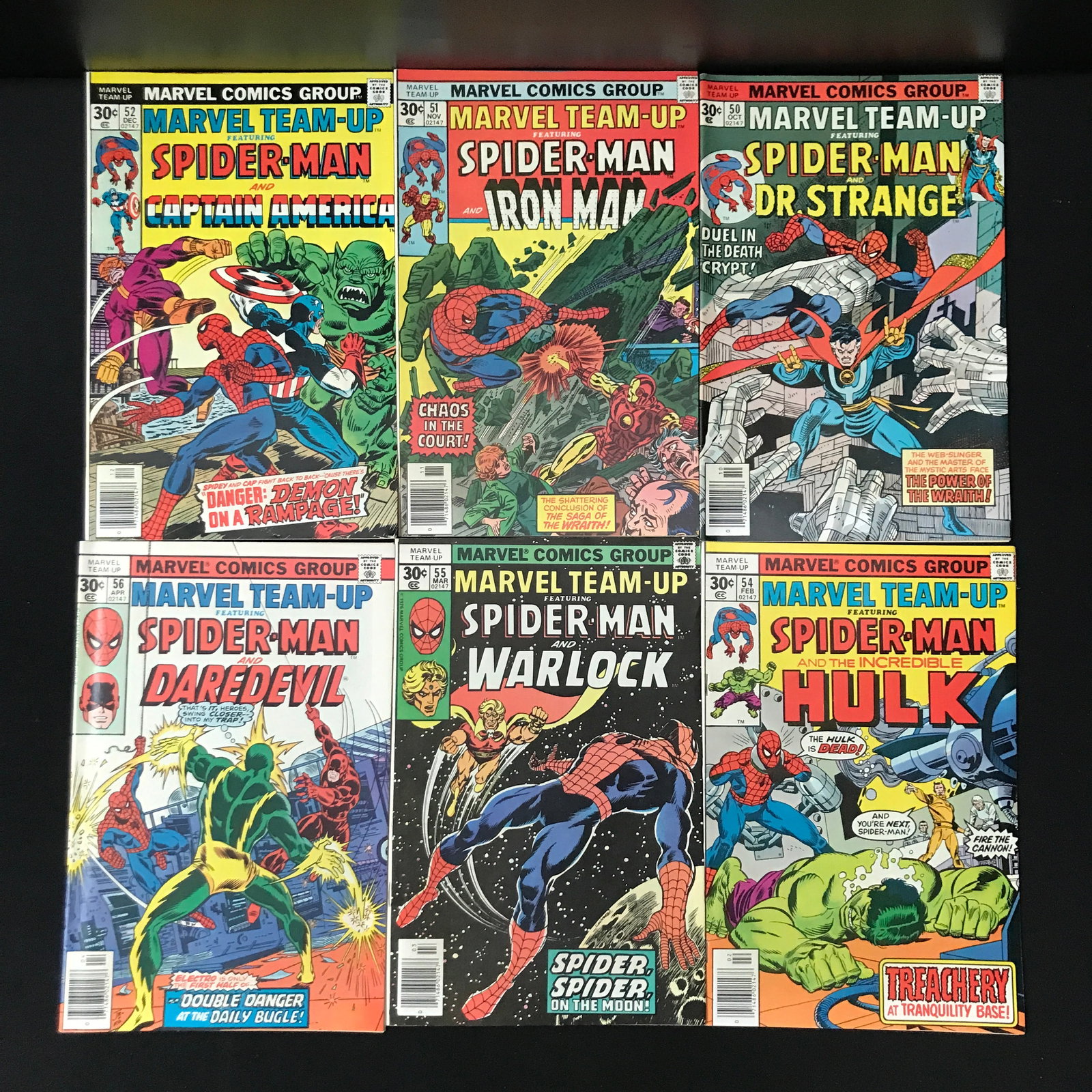 LOT OF 6 MARVEL TEAMUP COMICS - MARVEL COMICS (1 of 1)