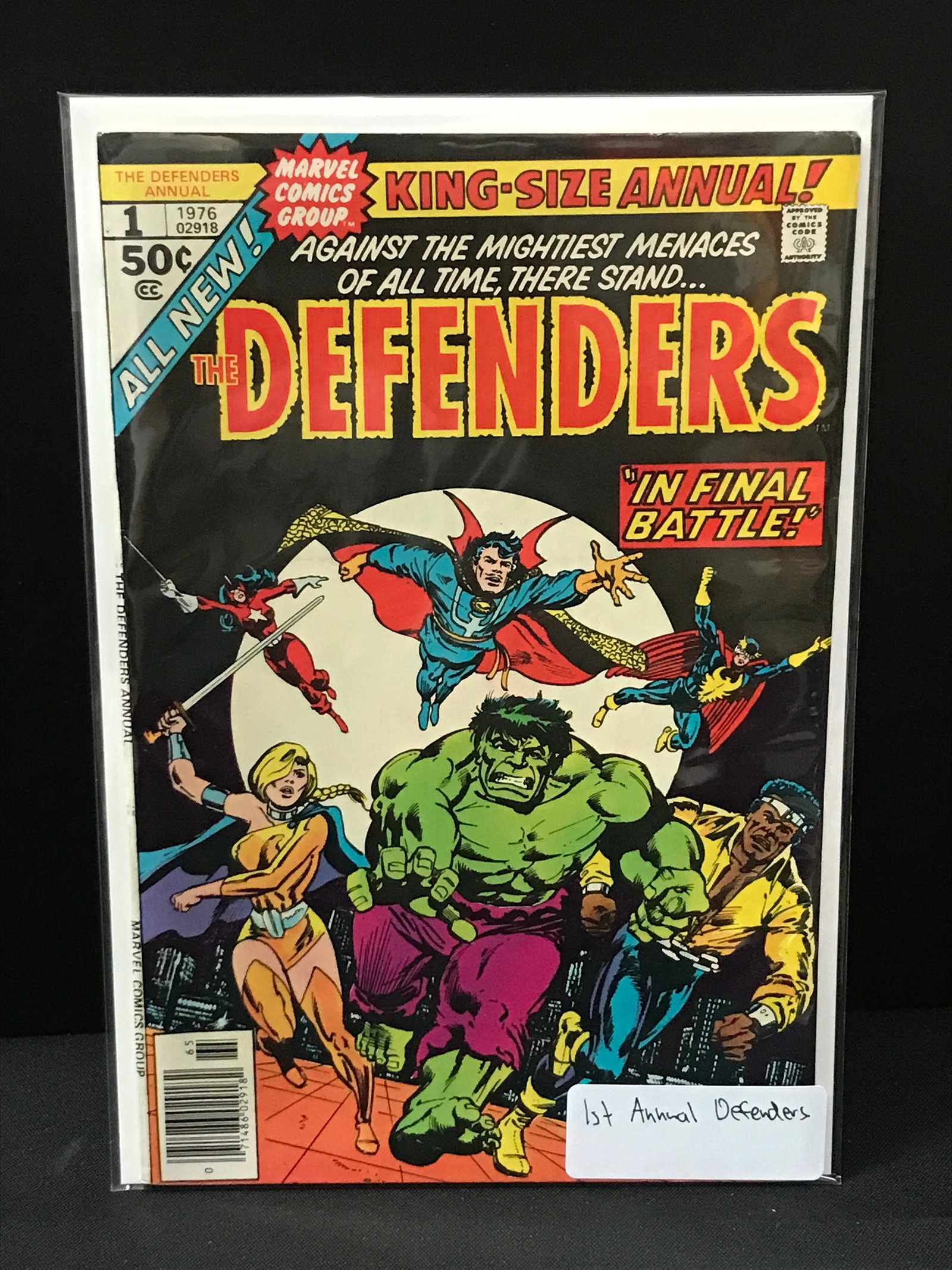 MARVEL FEATURE PRESENTS THE DEFENDERS KING SIZED ANNUAL #1 - MARVEL COMICS: Prices are in Canadian dollars