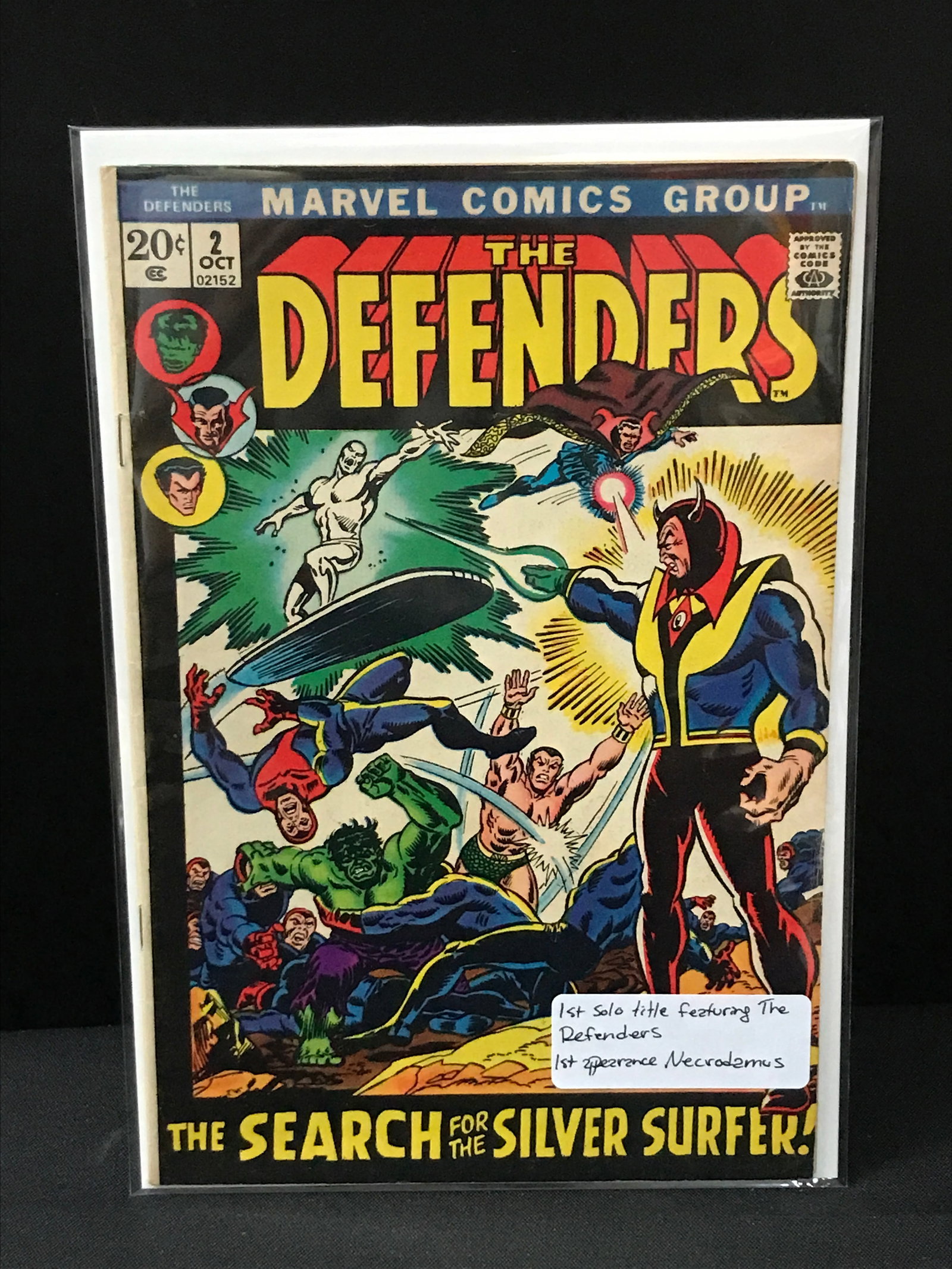 THE DEFENDERS #2 1ST APP NECRODAMUS - MARVEL COMICS: Prices are in Canadian dollars