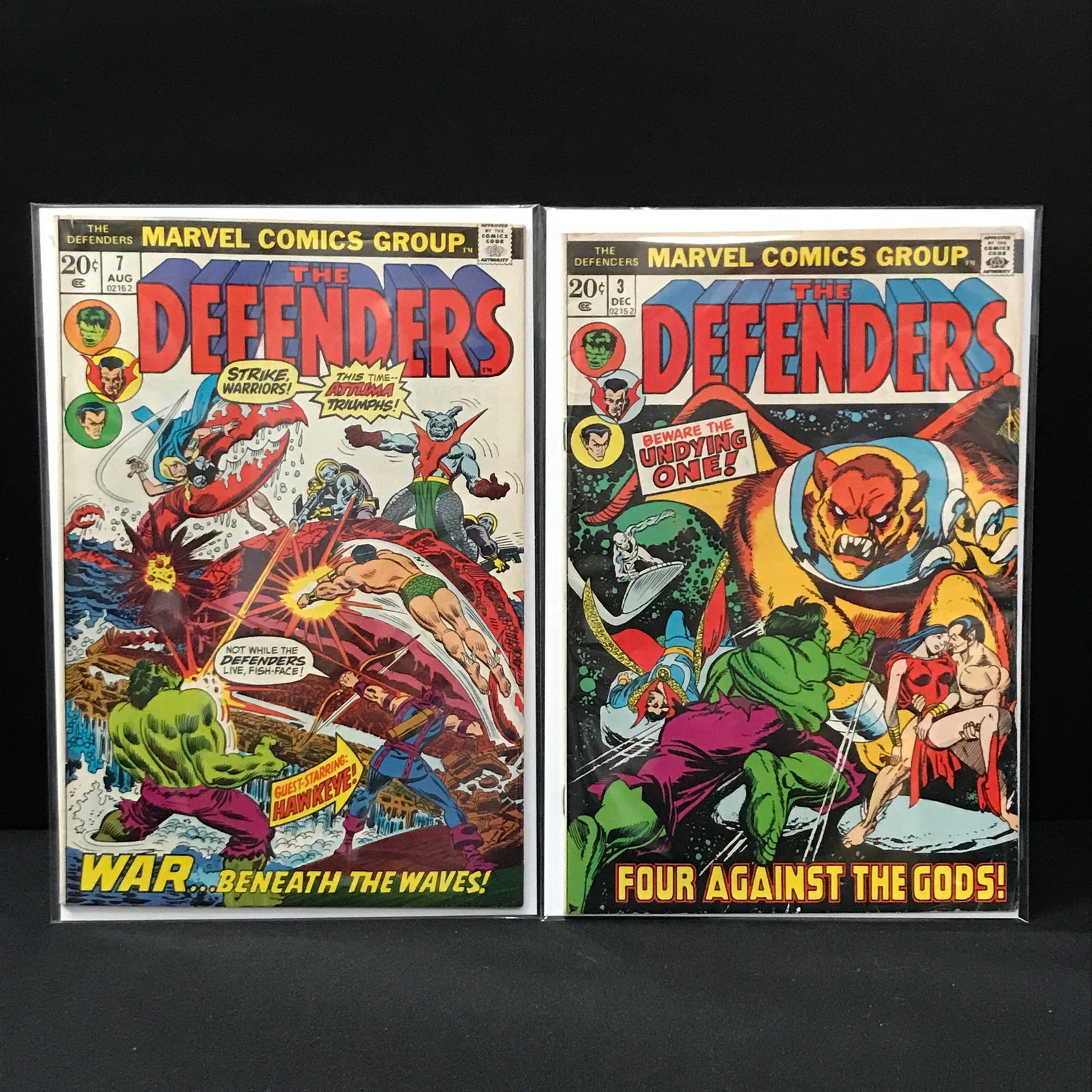 LOT OF 2 THE DEFENDERS COMICS - MARVEL COMICS: Prices are in Canadian dollars