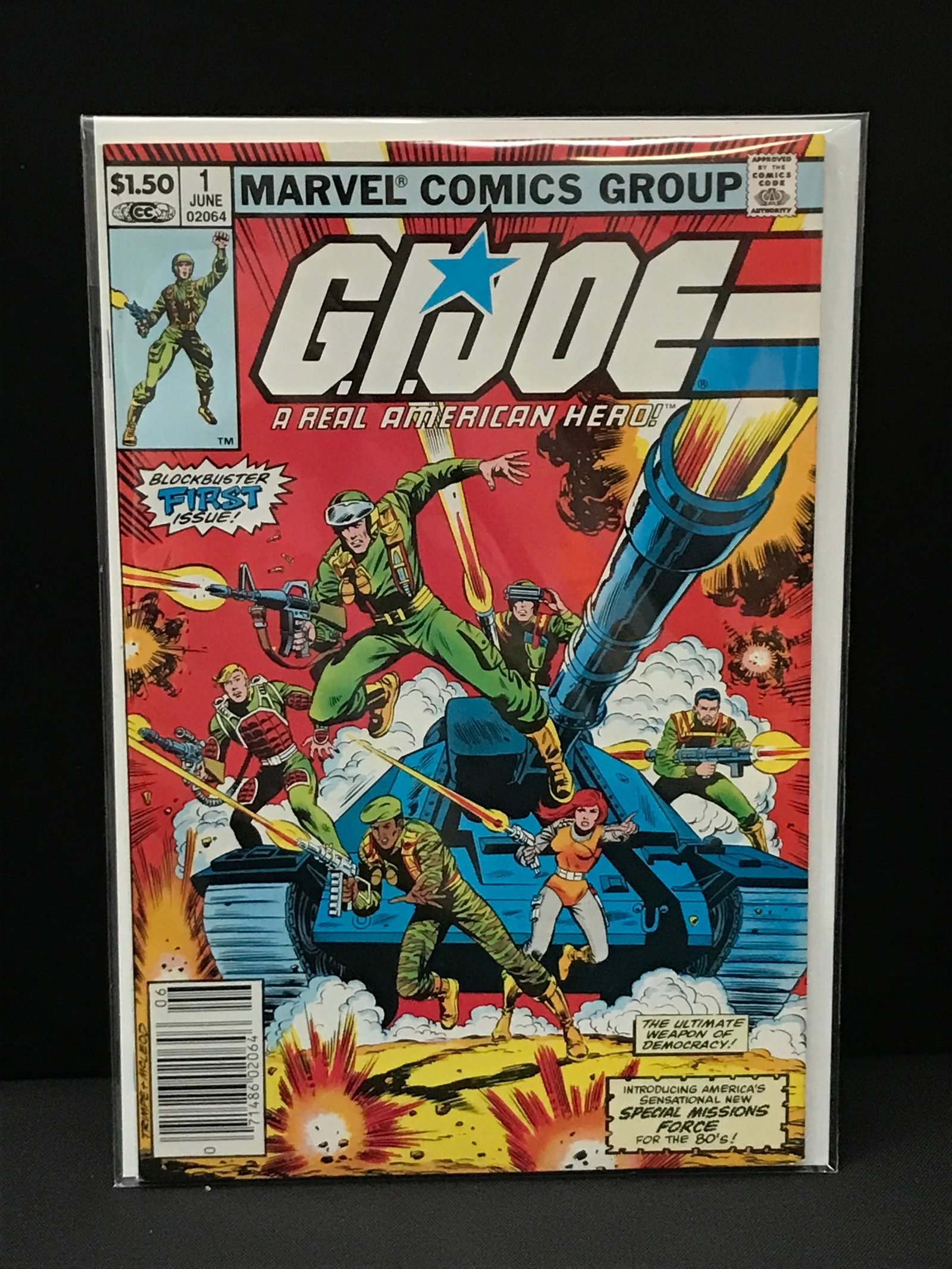 G.I JOE #1 - MARVEL COMICS (1 of 1)