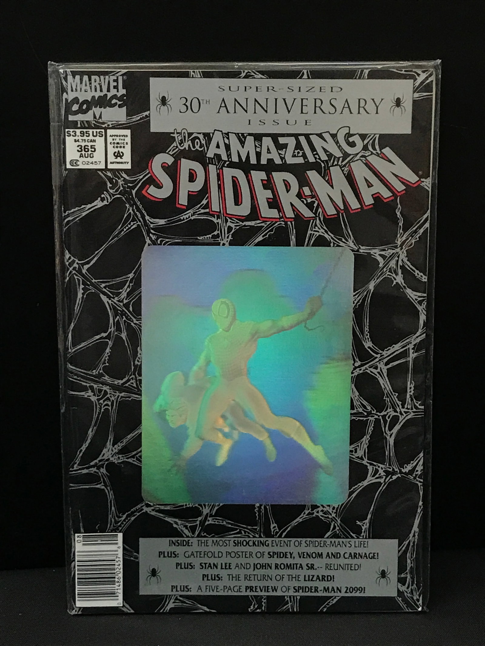 THE AMAZING SPIDERMAN #365 - MARVEL COMICS: Prices are in Canadian dollars