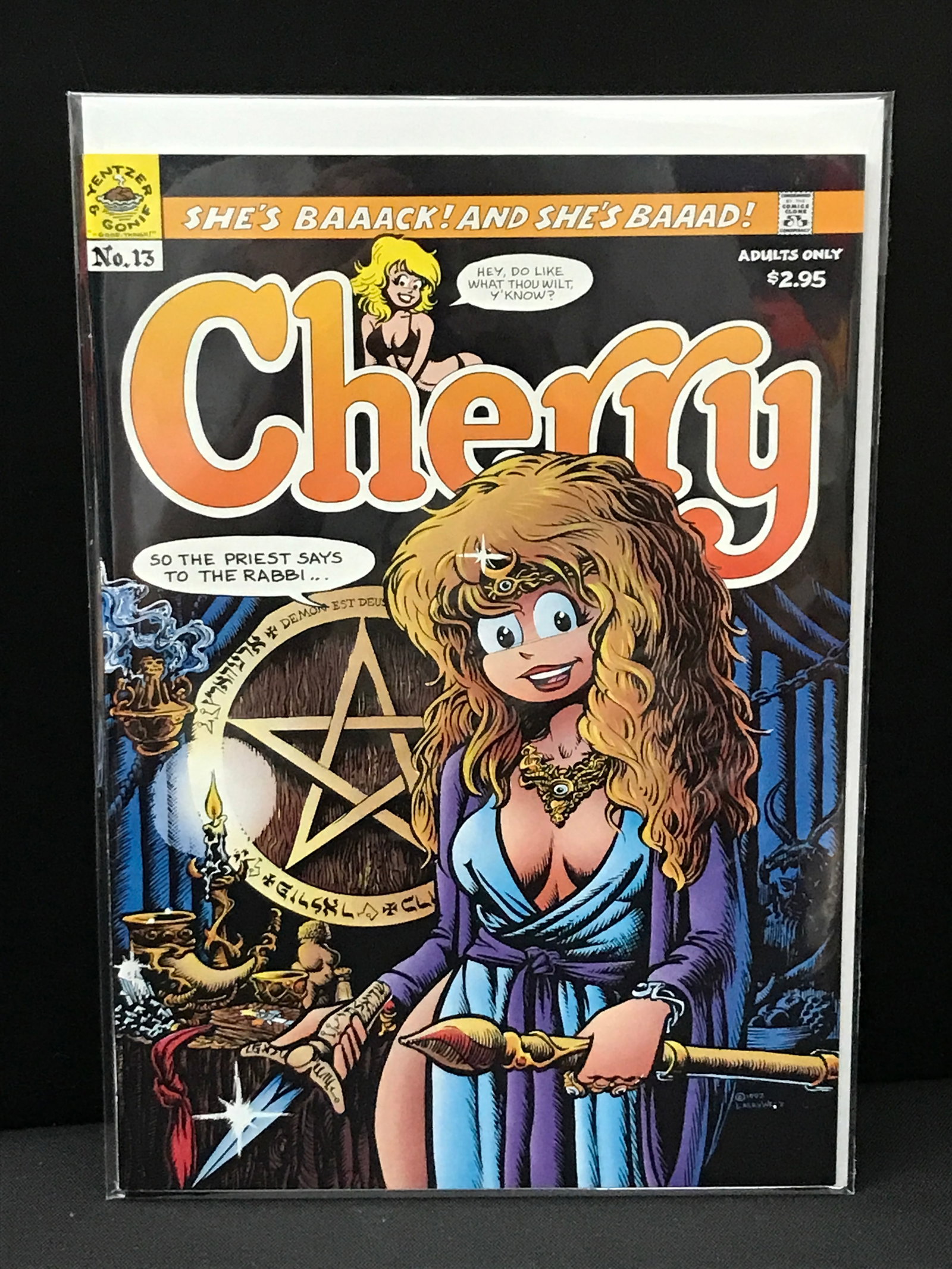 CHERRY #13 - YENTZER & GONIF: Prices are in Canadian dollars