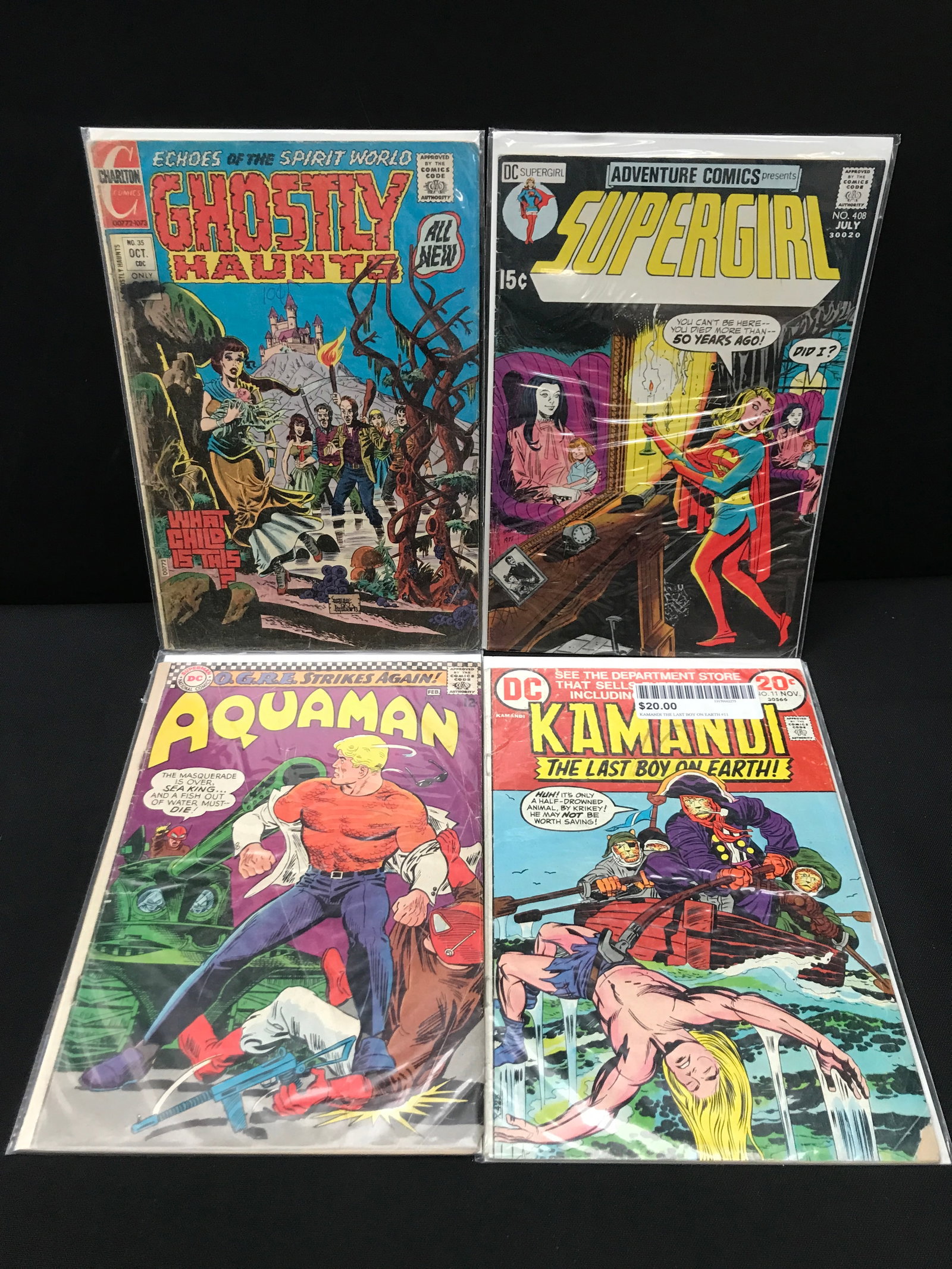 LOT OF 4 MIXED TITLE COMICS - DC COMICS (1 of 1)