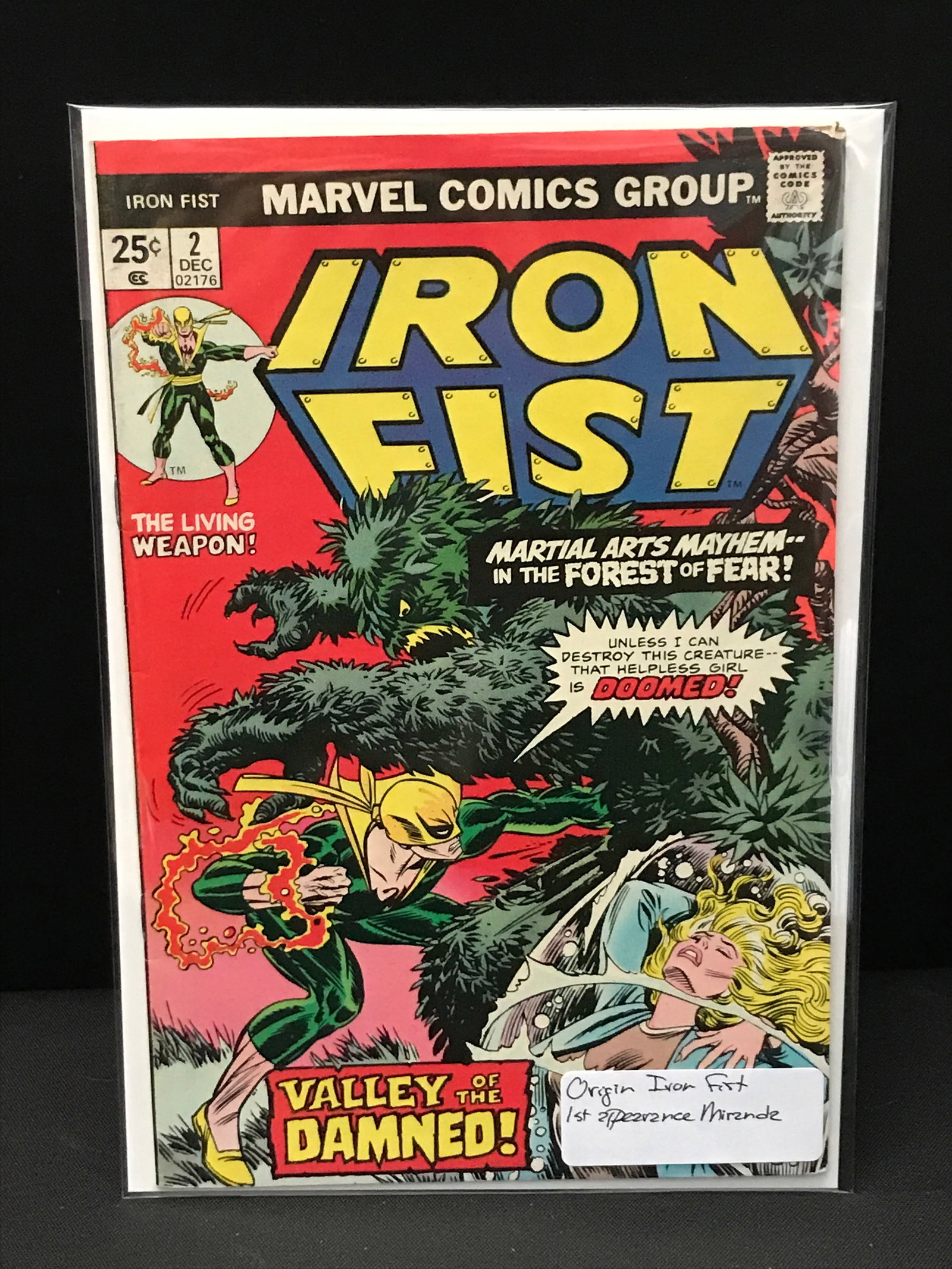 IRON FIST #2 IRON FIST ORIGIN - MARVEL COMICS: Prices are in Canadian dollars