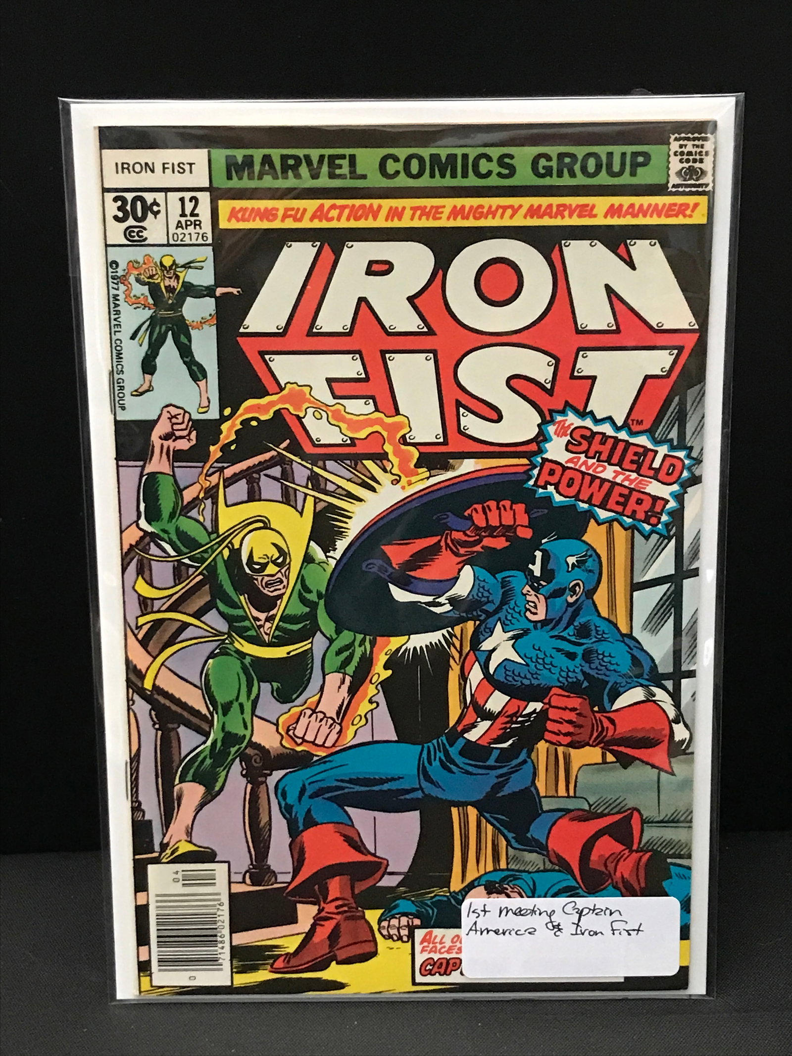 IRON FIST #12 1ST CAPTAIN AMERICA MEETING - MARVEL COMICS: Prices are in Canadian dollars